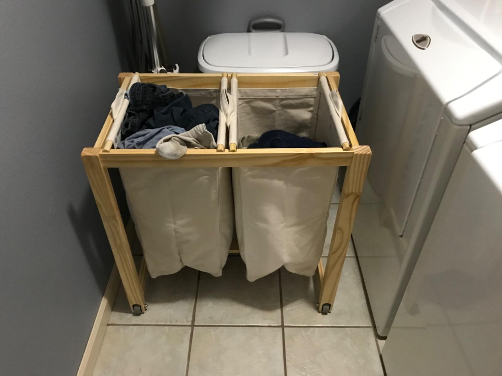 Casual Home Eco Home Laundry Prep Hamper, Natural customer photo 2