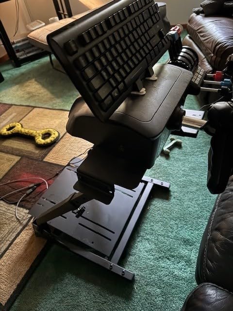 Slendor Racing Steering Wheel Stand for Logitech G920, G25, G27, G29 Wheel, Sim Racing Stand Driving Simulator Cockpit customer photo 2