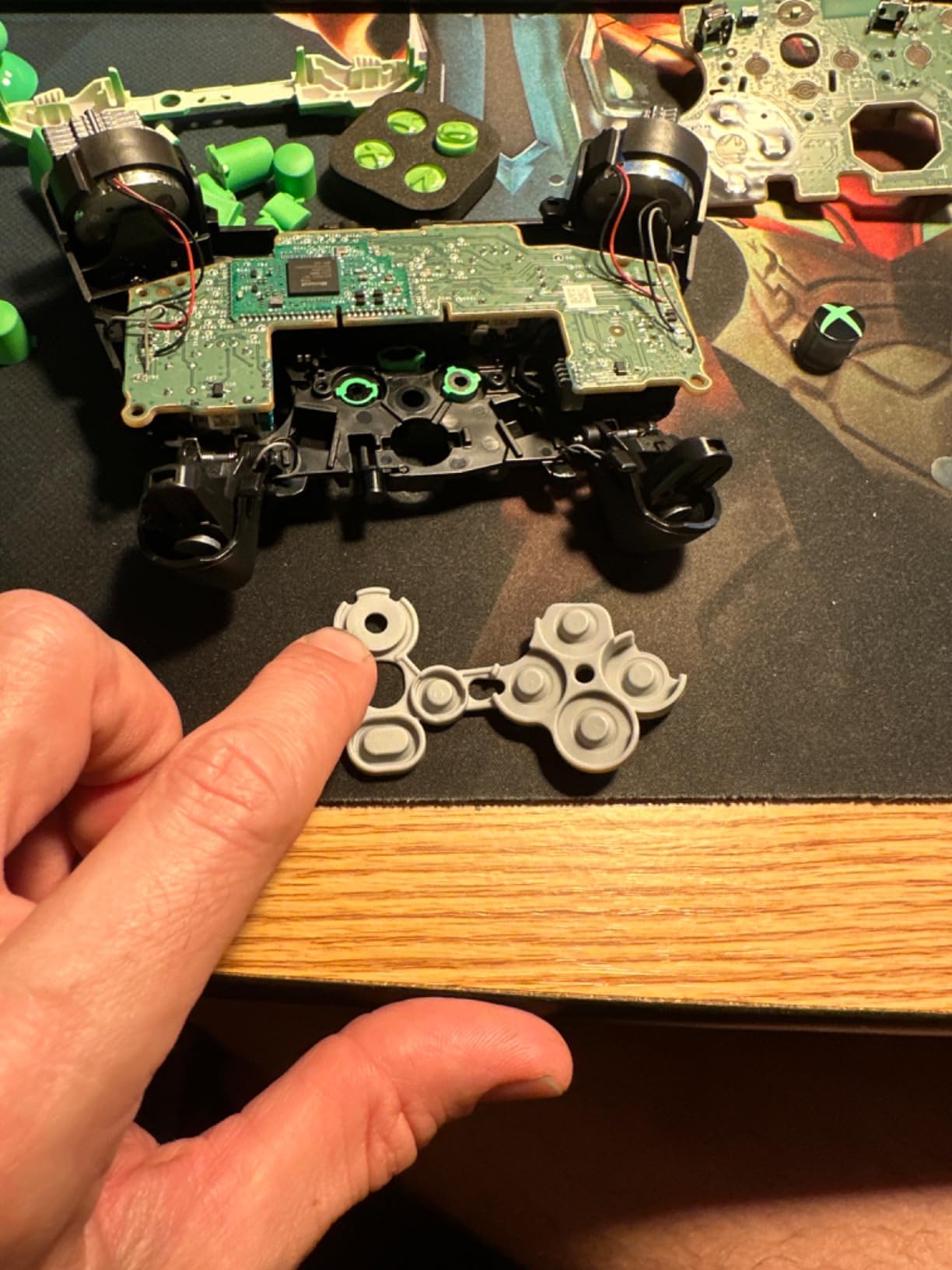 eXtremeRate Custom Home Guide Button LED Mod Stickers for Xbox Series X/S, for Xbox One Elite V1/V2, for Xbox One S/X, Xbox One Standard Controller with Tools Set - 40 pcs in 8 Colors customer photo 1