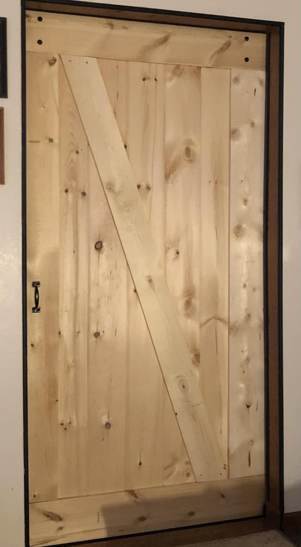 EaseLife 12 FT Heavy Duty Sliding Barn Door Hardware Track Kit,Straight Pulley,Slide Smoothly Quietly,Easy Install (12FT Track Kit for 72