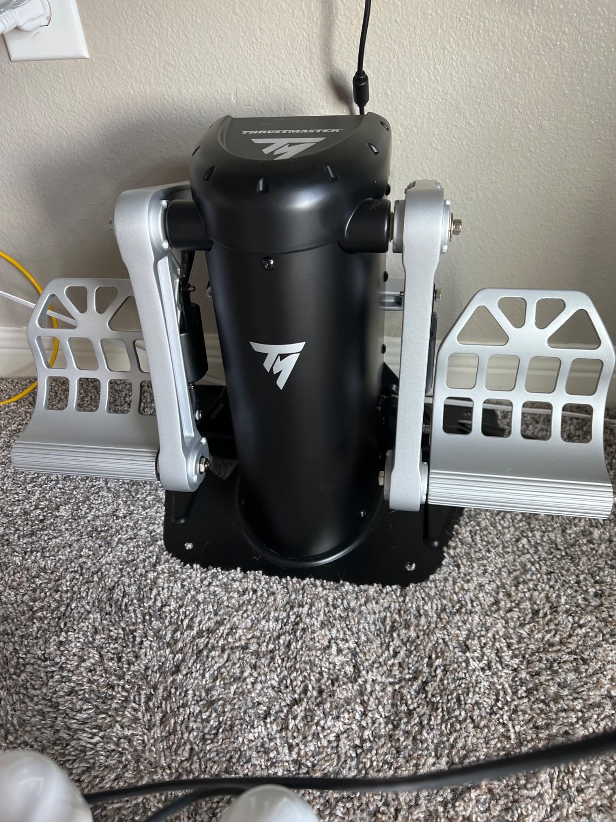 Thrustmaster TPR Pendular Rudder Pedals for PC Flight Simulation Controls - Adjustable Resistance, HallEffect Magnetic Sensors, Ultra-Precise & Smooth Control customer photo 1