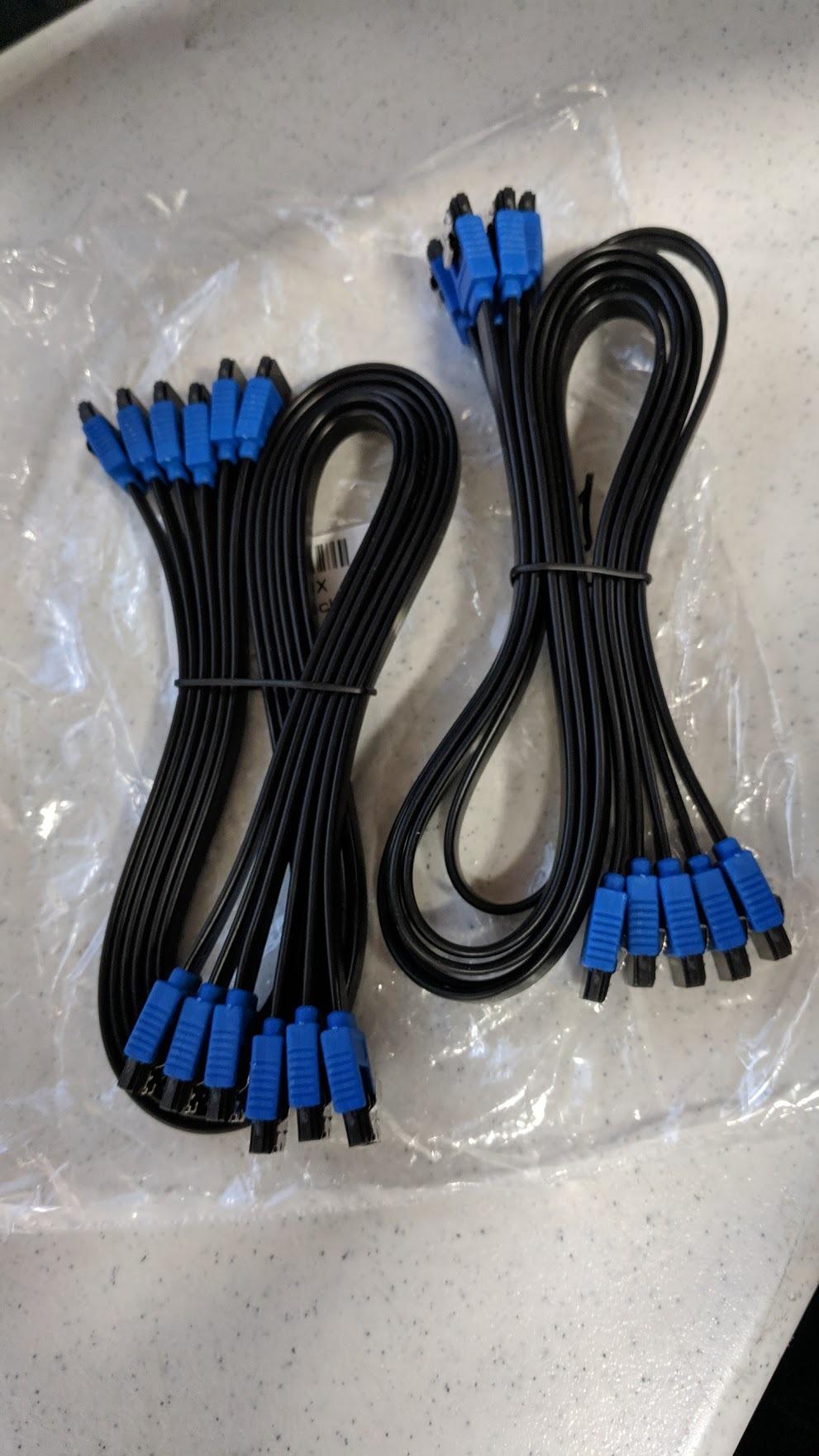 Benfei SATA Cable III, 12 Pack SATA Cable III 6Gbps Straight HDD SDD Data Cable with Locking Latch 18 Inch for SATA HDD, SSD, CD Driver, CD Writer customer photo 2