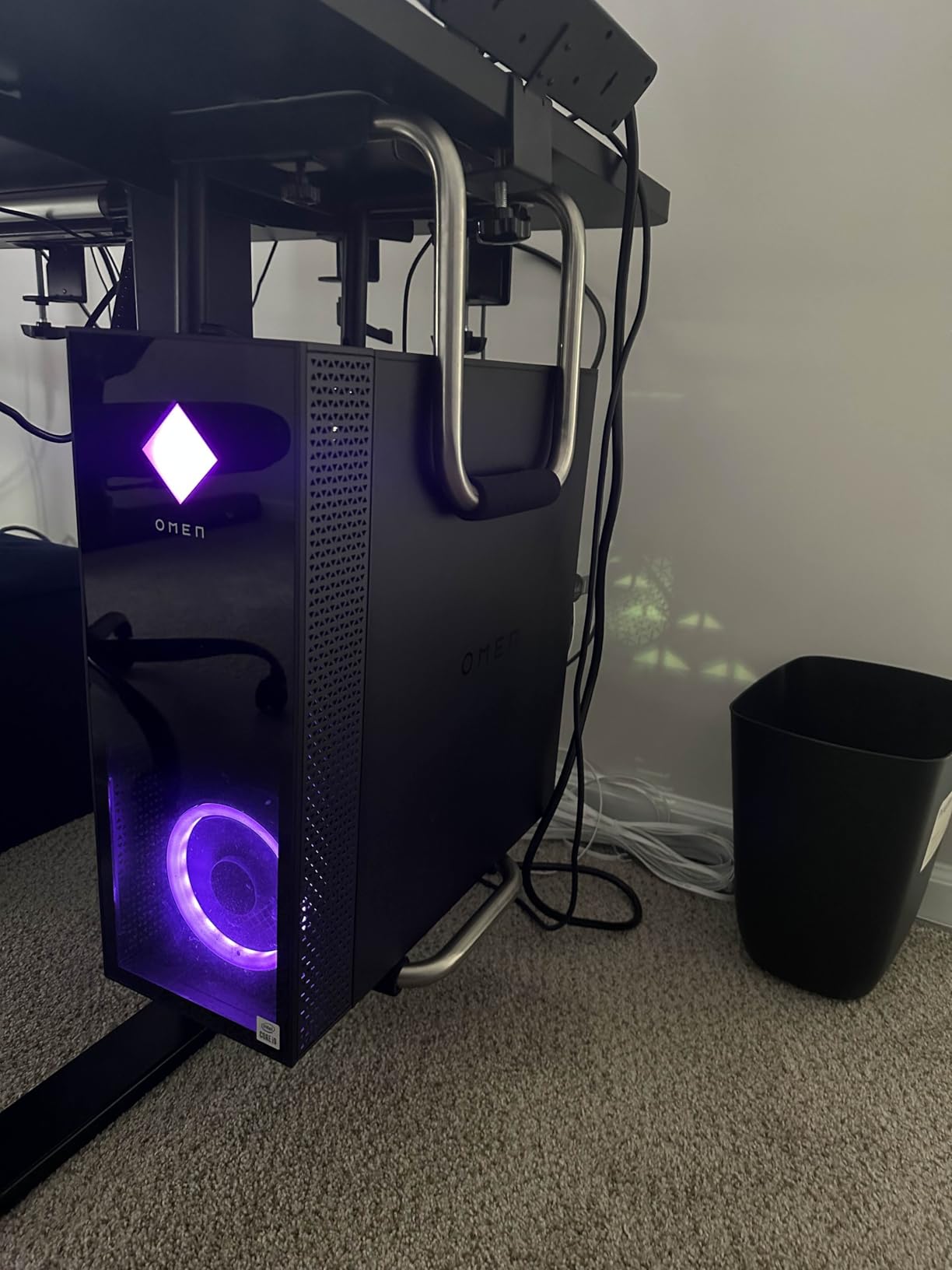 VIVO Heavy Duty Adjustable Under-Desk PC Mount, Computer CPU Holder, Supports up to 66 lbs, MOUNT-PC04A customer photo 1