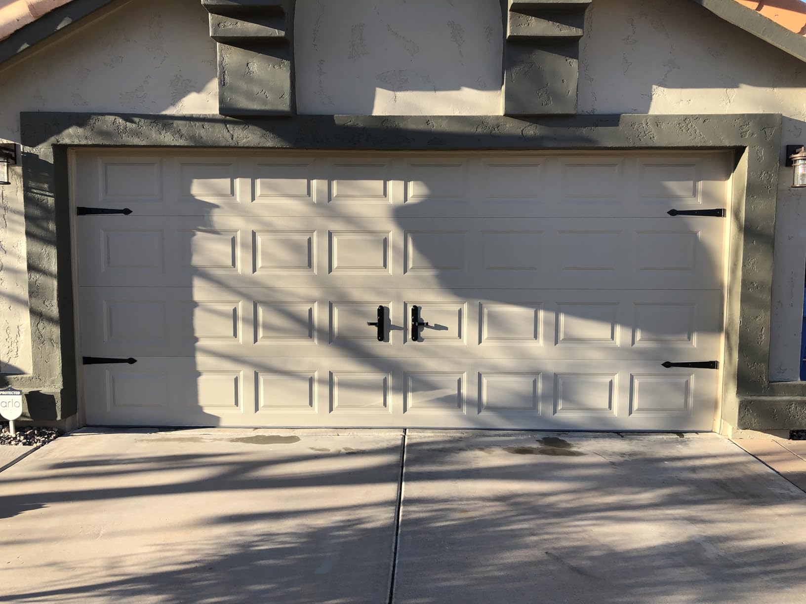 Household Essentials Black Hinge IT Premium Carriage House Lever Handle & Hinge 6 Piece Garage Door Magnet customer photo 1