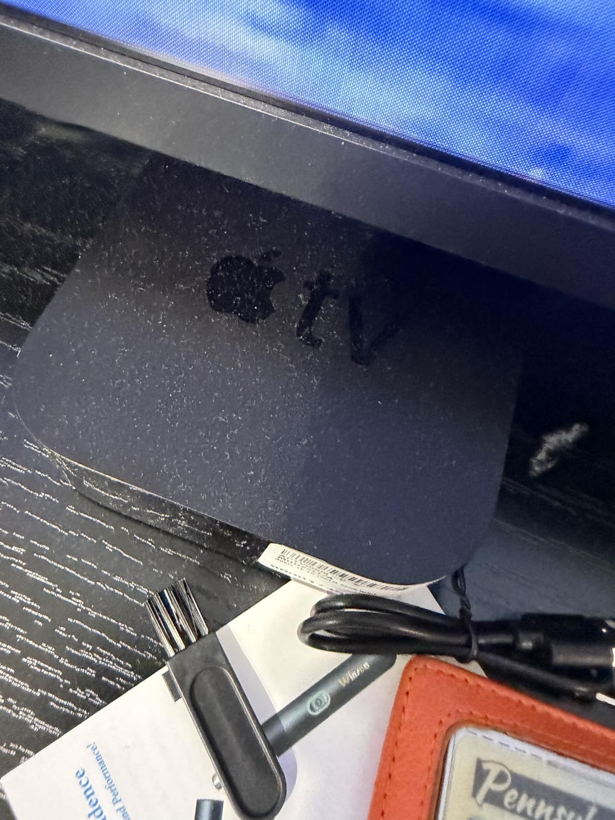 Apple TV 4K HD 32GB Streaming Media Player HDMI with Dolby Digital and Voice search by Asking the Siri Remote, Black, MQD22LL/A-32G (Renewed) customer photo 1