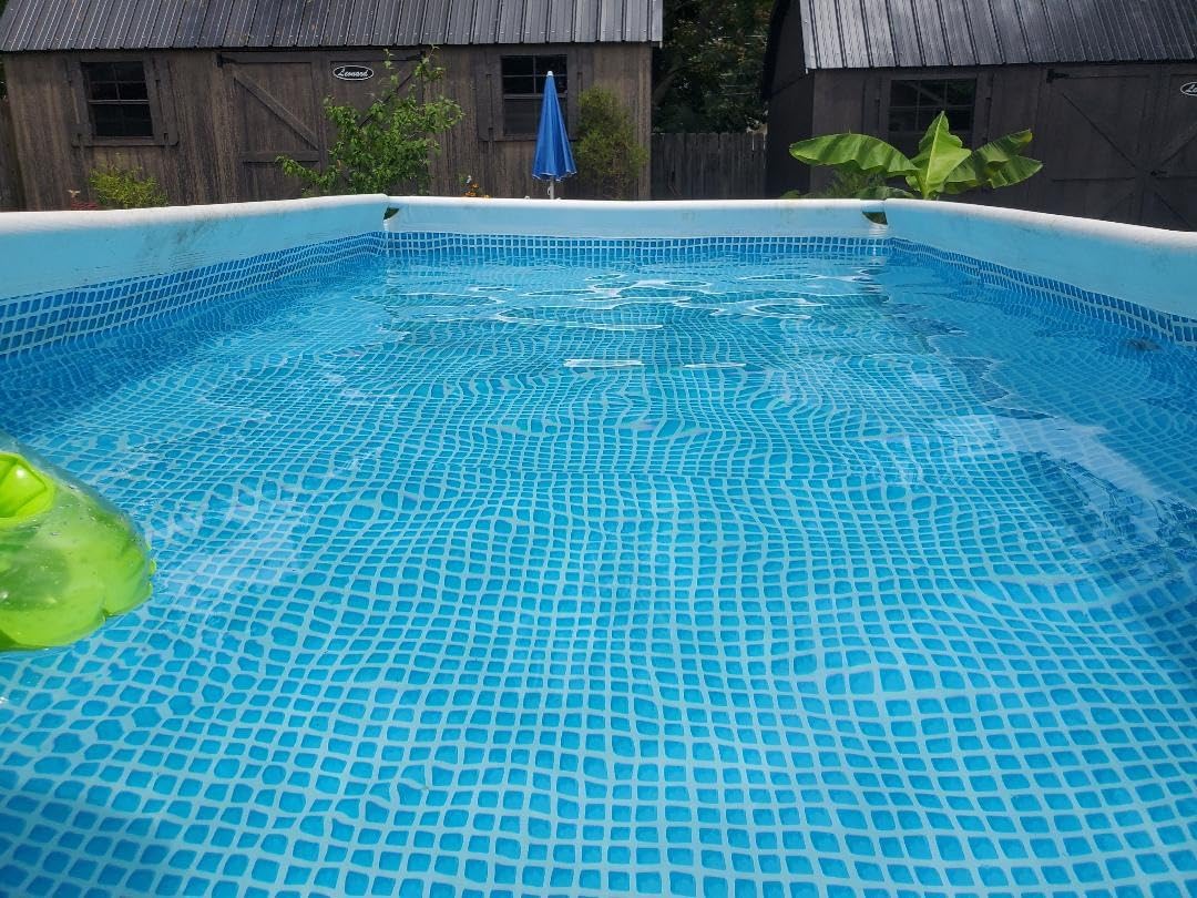 INTEX 26791EH Prism Frame Premium Rectangular Above Ground Swimming Pool Set: 16ft x 8ft x 42in - Complete Set Includes 1000 GPH Cartridge Filter Pump customer photo 2