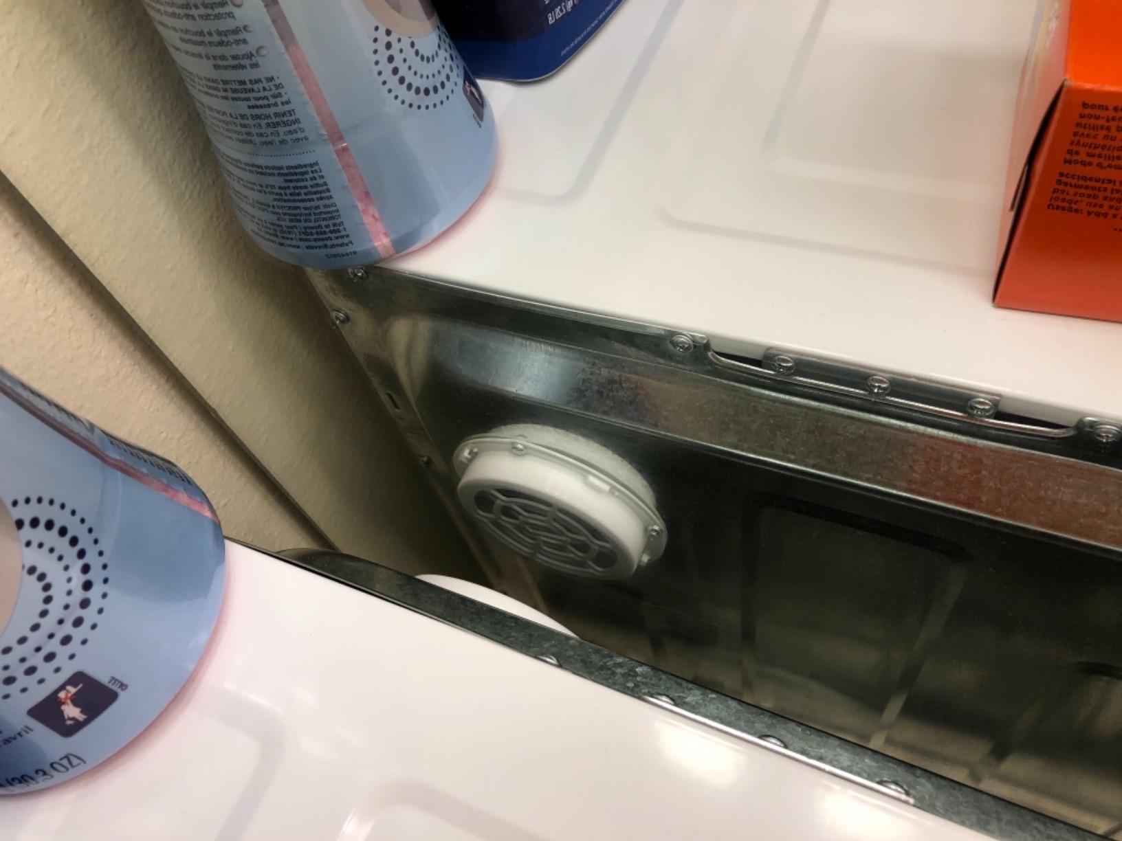 COSTWAY Compact Laundry Dryer, 110V Electric Portable Clothes Dryer with Stainless Steel Tub, Control Panel Downside Easy Control for 4 Automatic Drying Mode, White customer photo 2