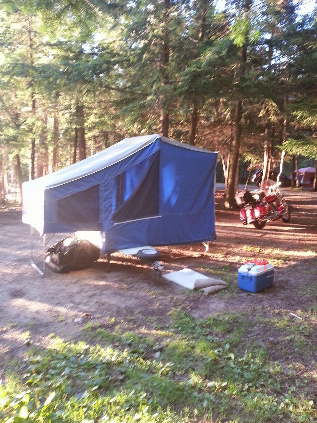 Time Out Camping Trailers (Pull Behind Motorcycle or Small Car) (Deluxe Camper) customer photo 1