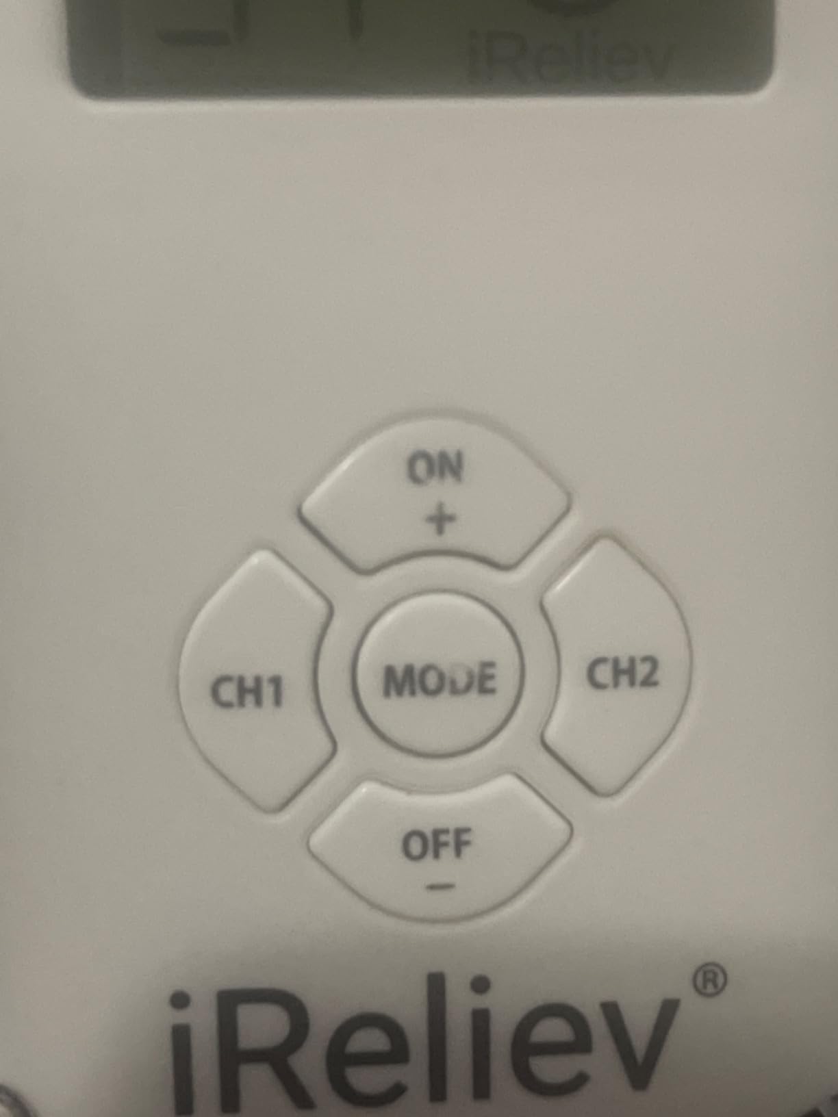 iReliev TENS Unit + EMS Muscle Stimulator with 14 Therapy Modes, Premium Pain Relief and Recovery System, Rechargeable, Large Back Lit Display, Large and Small Electrode Pads customer photo 2