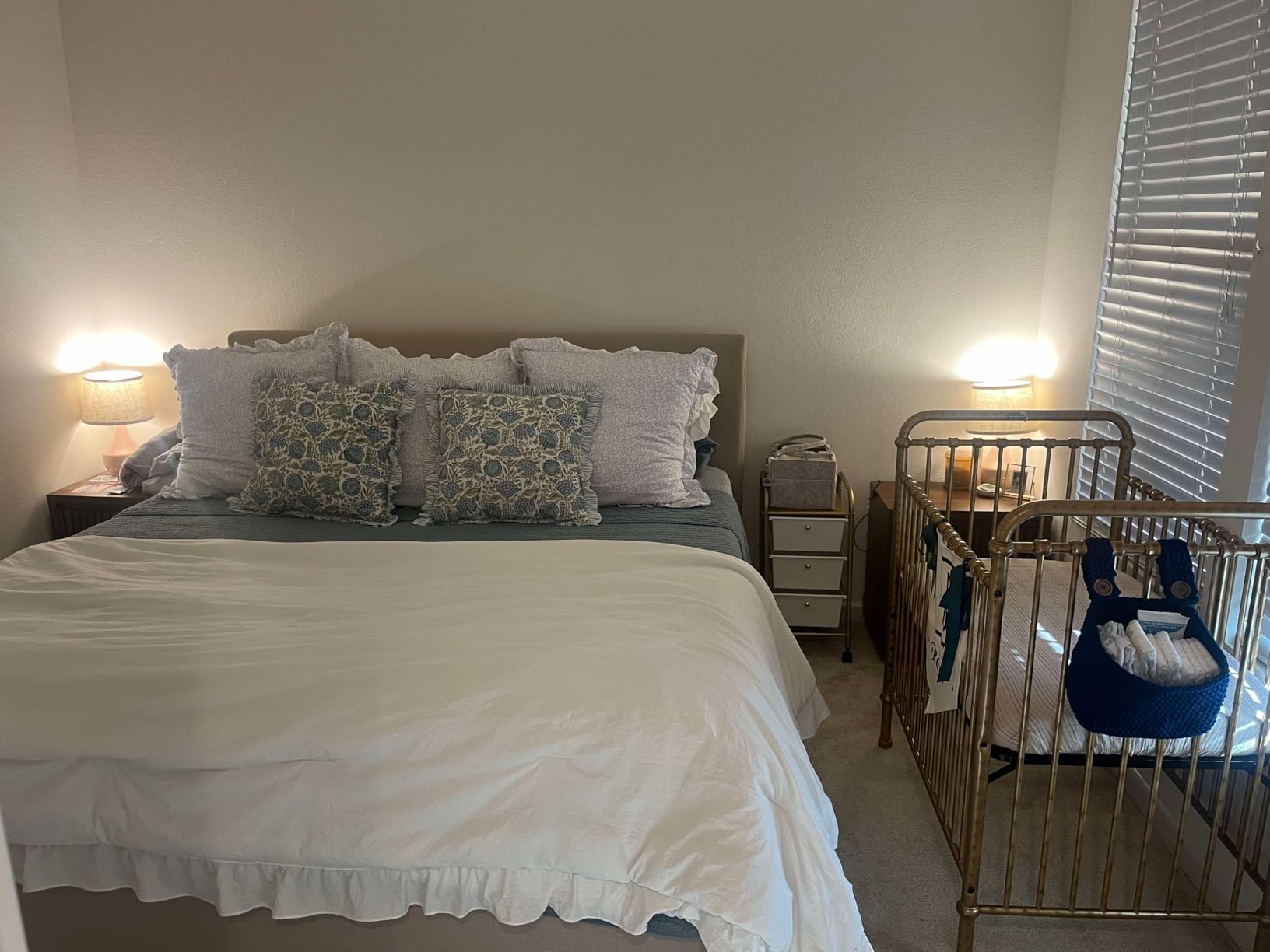 Namesake Abigail 3-in-1 Convertible Baby Crib (Gold) - GREENGUARD Gold Certified - Convertible Crib to Toddler Bed and Daybed - Baby Bed w/ 4 Adjustable Heights - Vintage Baby Crib Convertible customer photo 2