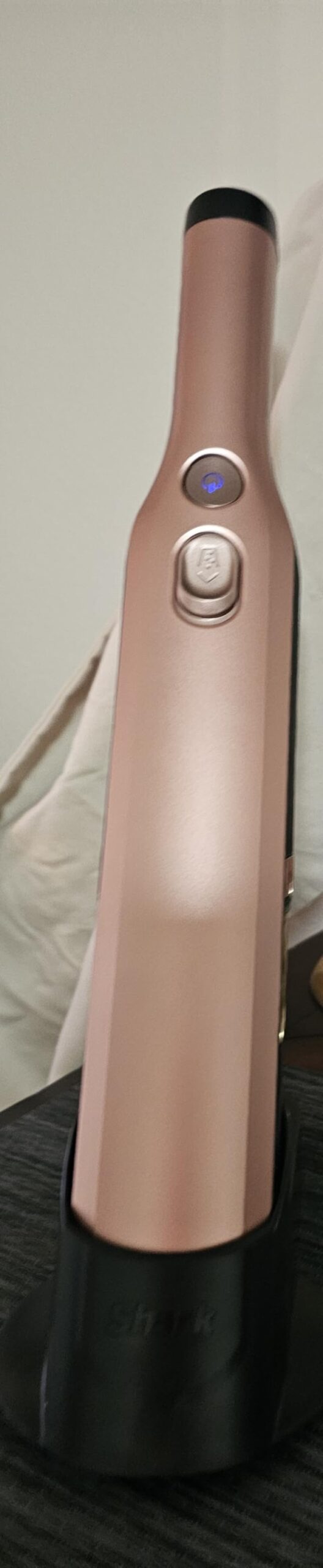 Shark WV201 WANDVAC Handheld Vacuum, Lightweight at 1.4 Pounds with Powerful Suction, Charging Dock, Single Touch Empty and Detachable Dust Cup, Graphite, Slate customer photo 1