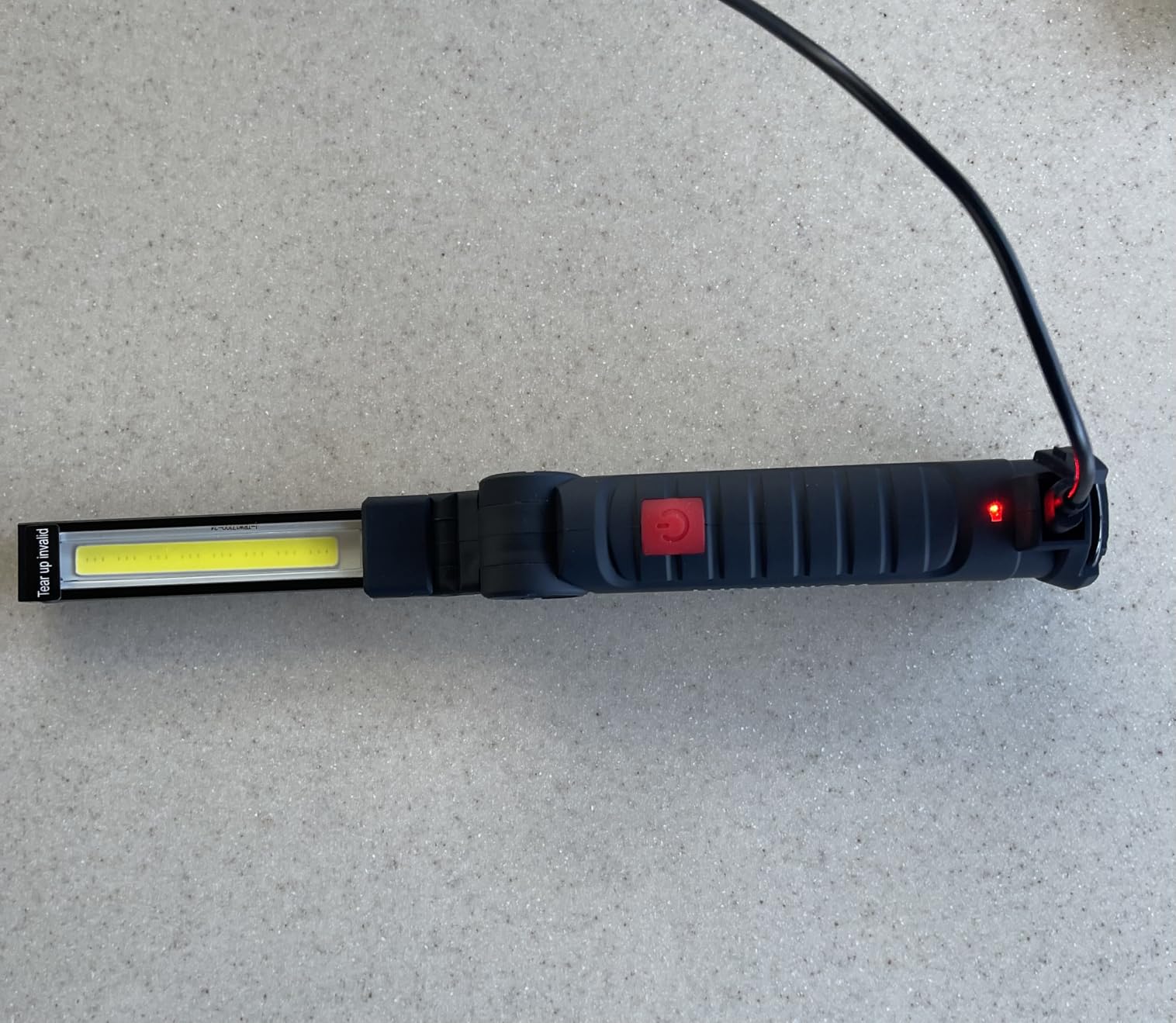 Coquimbo Tool Gifts for Men, Rechargeable LED Work Light with Magnetic Base Hook, 360 Degree Rotate Mechanic Flashlight (2 Pack Black) customer photo 1