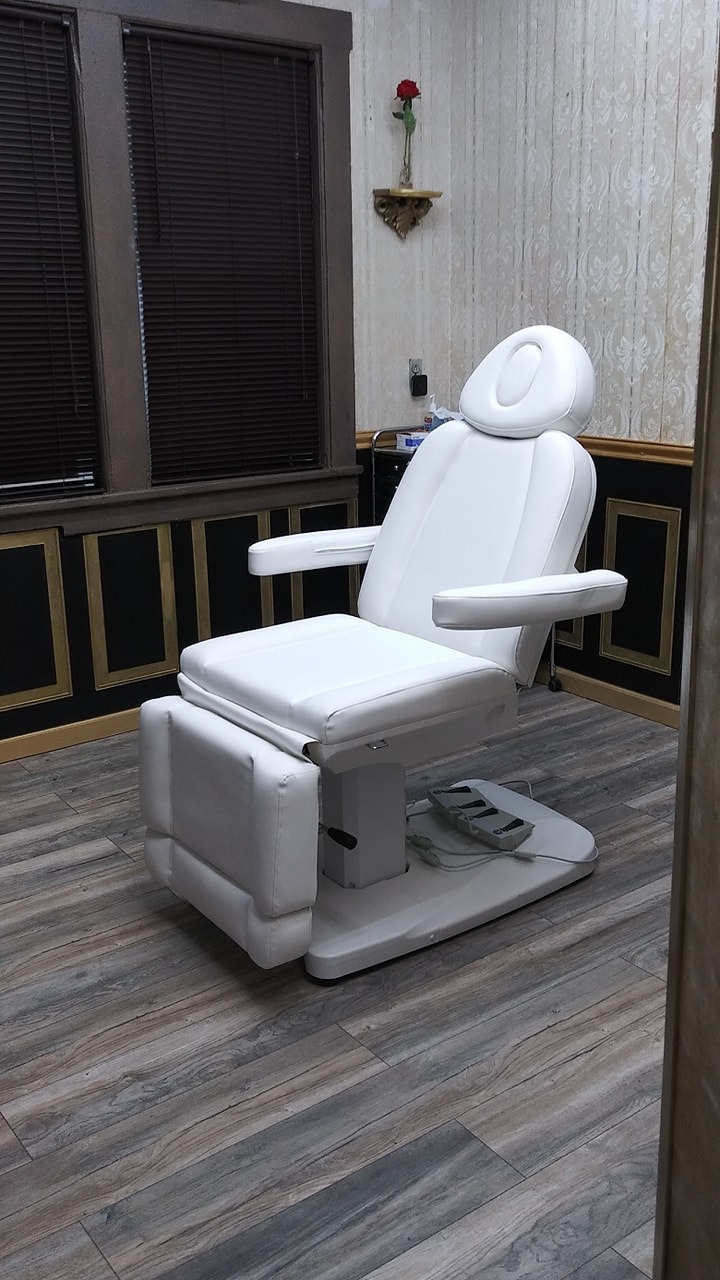 DIR Full Electrical Medical Aesthetic Chair Facial Beauty Bed Podiatry Doctors Office Chair with 3 Motors Ink customer photo 1