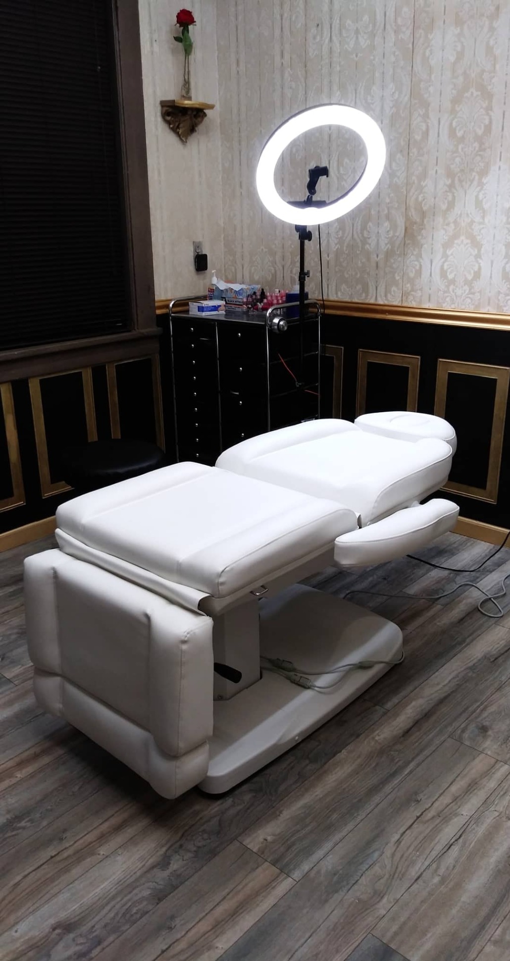 DIR Full Electrical Medical Aesthetic Chair Facial Beauty Bed Podiatry Doctors Office Chair with 3 Motors Ink customer photo 2