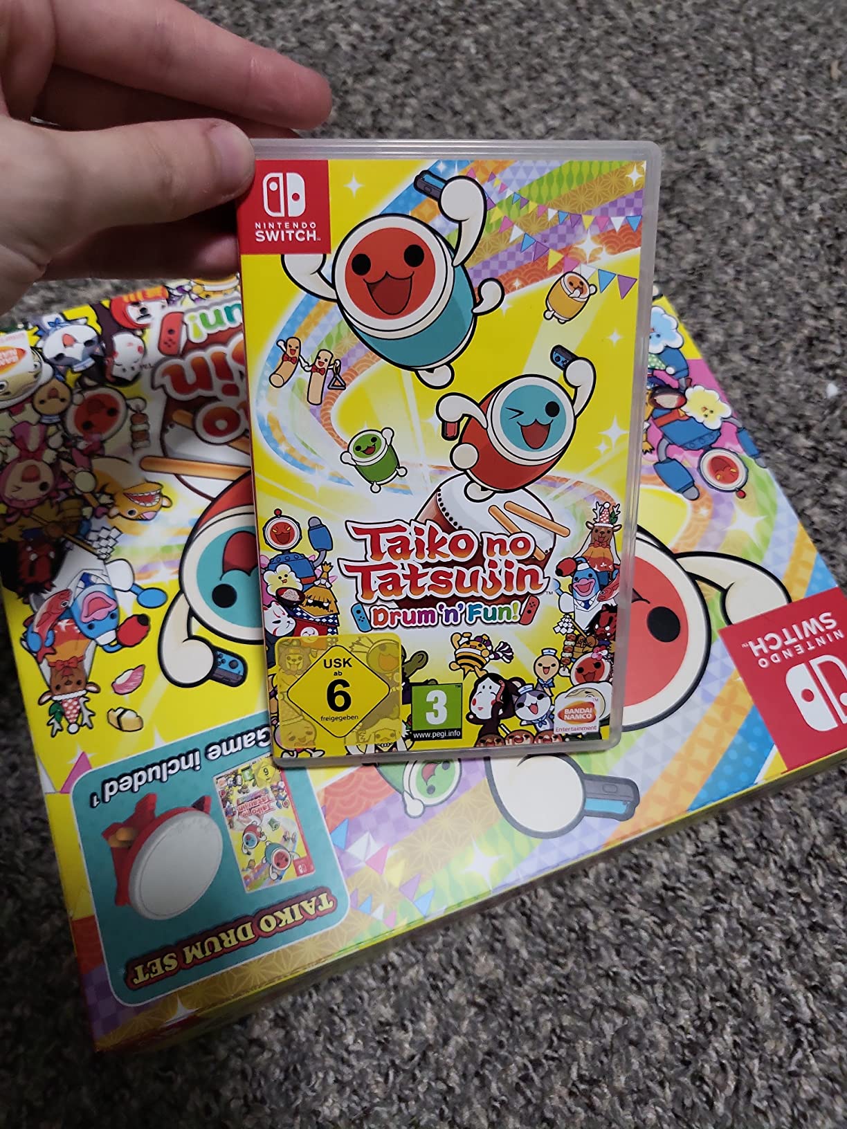 BANDAI NAMCO Entertainment Taiko No Tatsujin: Drum 'n' Fun! Bundle - Nintendo Switch customer photo 2