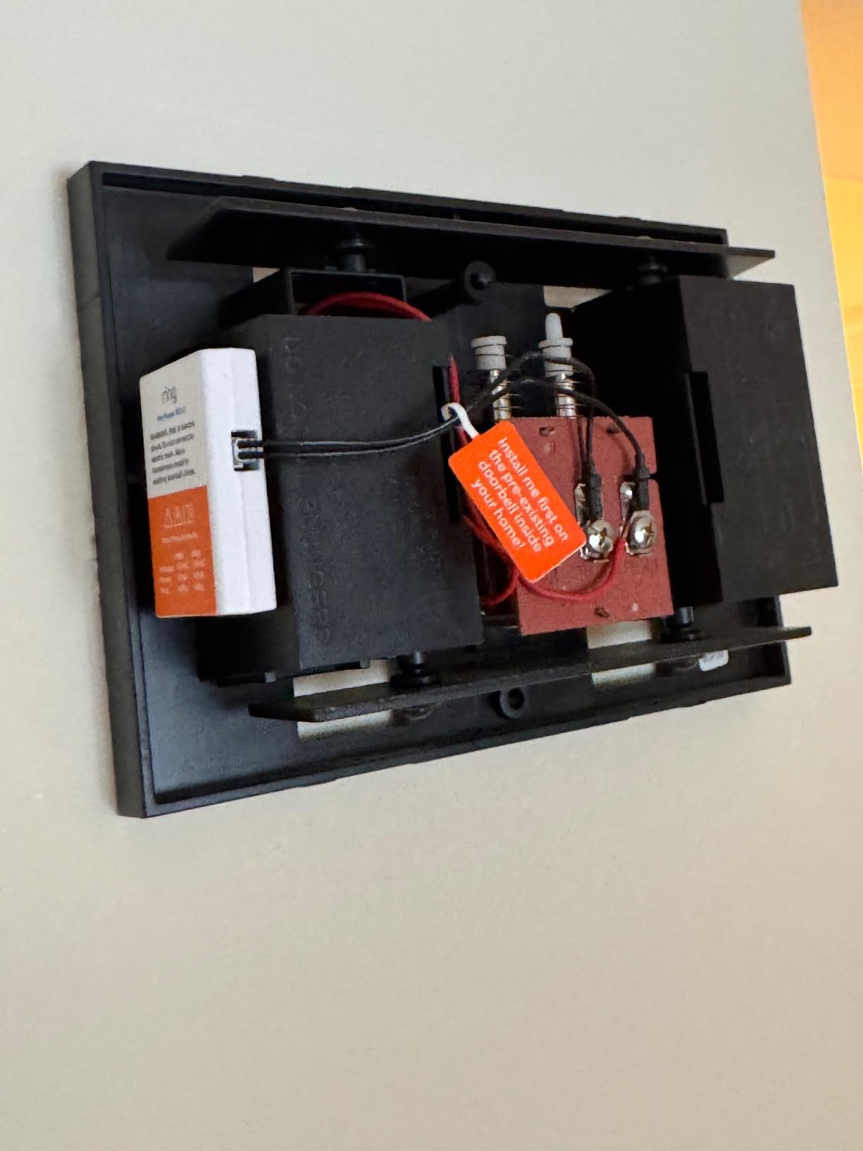 Like-New Ring Wired Doorbell Plus - Upgraded, with added security features and a sleek design (existing doorbell wiring required) customer photo 1