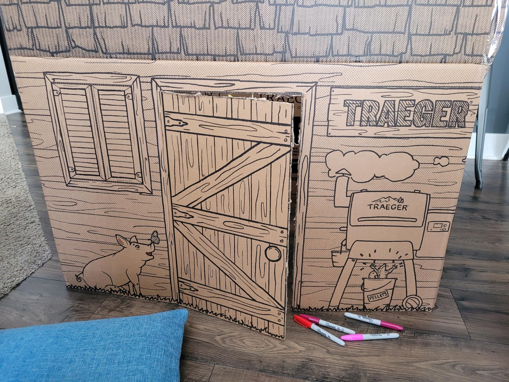 Traeger Grills Pro 22 Wood Pellet Grill & Smoker, Electric Pellet Smoker Grill Combo, 6-in-1 BBQ Versatility, 572 sq. in. Grilling Capacity, Meat Probe, 450 Degree Max Temperature, 18LB Hopper, Bronze customer photo 1