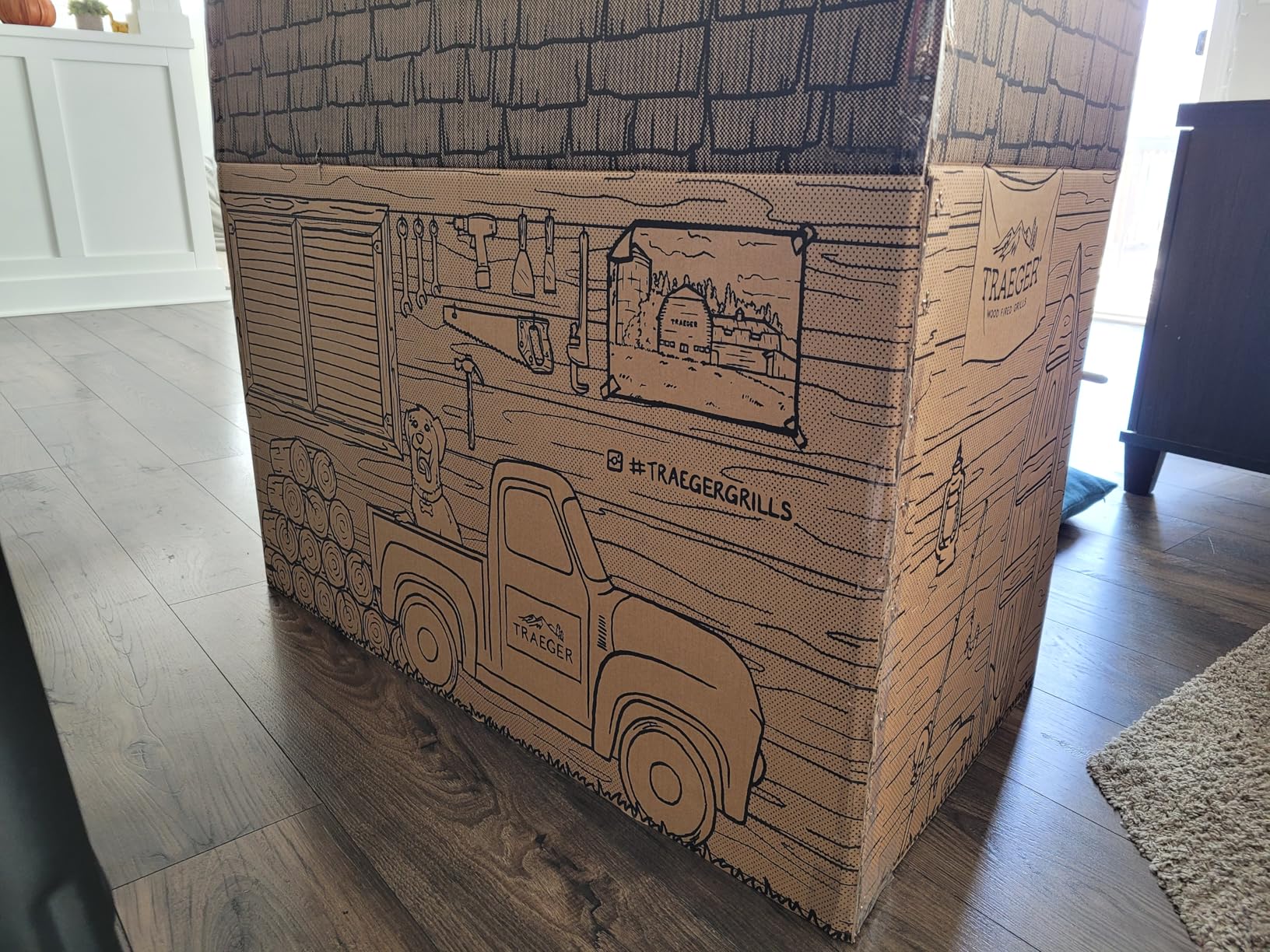 Traeger Grills Pro 22 Wood Pellet Grill & Smoker, Electric Pellet Smoker Grill Combo, 6-in-1 BBQ Versatility, 572 sq. in. Grilling Capacity, Meat Probe, 450 Degree Max Temperature, 18LB Hopper, Bronze customer photo 2