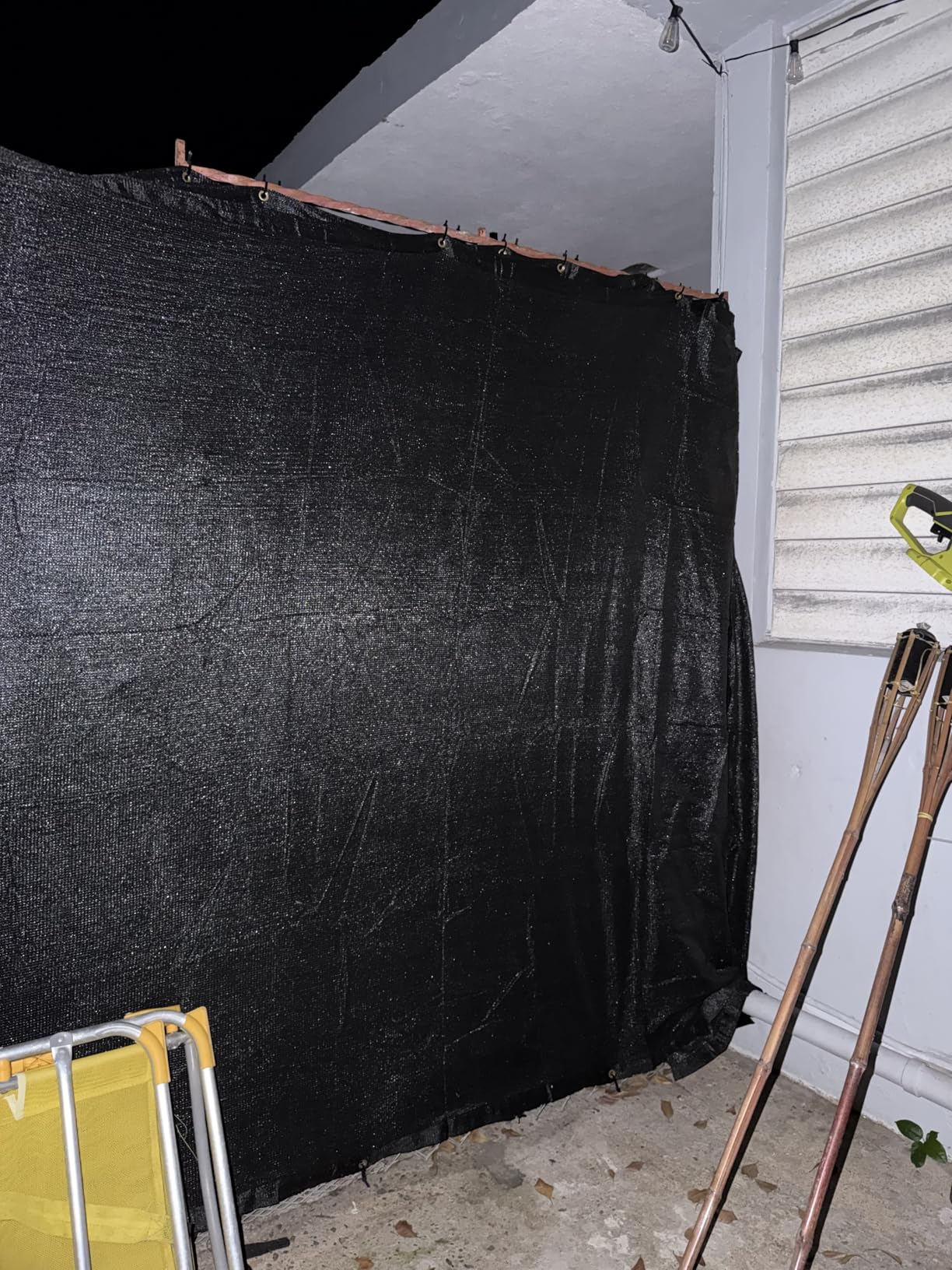 UPGRADE Privacy Screen 6' x 50' Fence Commercial Shade Cover with Brass Grommets Heavy Duty Perfect for Outdoor Back Yard, Black, Customizable customer photo 1