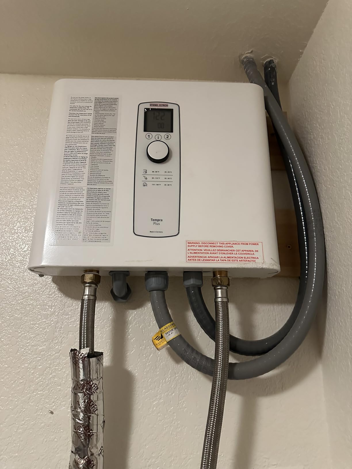 Stiebel Eltron Tankless Water Heater - Tempra 36 Plus - Electric, On Demand Hot Water, Eco, White customer photo 2