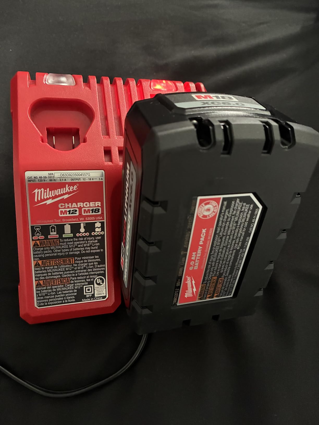 48-11-1865 M18 REDLITHIUM HIGH OUTPUT XC 6 Ah Lithium-Ion Battery customer photo 1