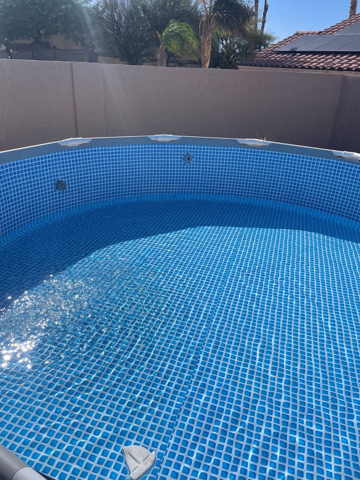 INTEX 26710EH Prism Frame Premium Above Ground Swimming Pool: 12ft x 30in - SuperTough Puncture Resistant - Rust Resistant - Easy Assemble - 1718 Gallon Capacity - Pool Only customer photo 1