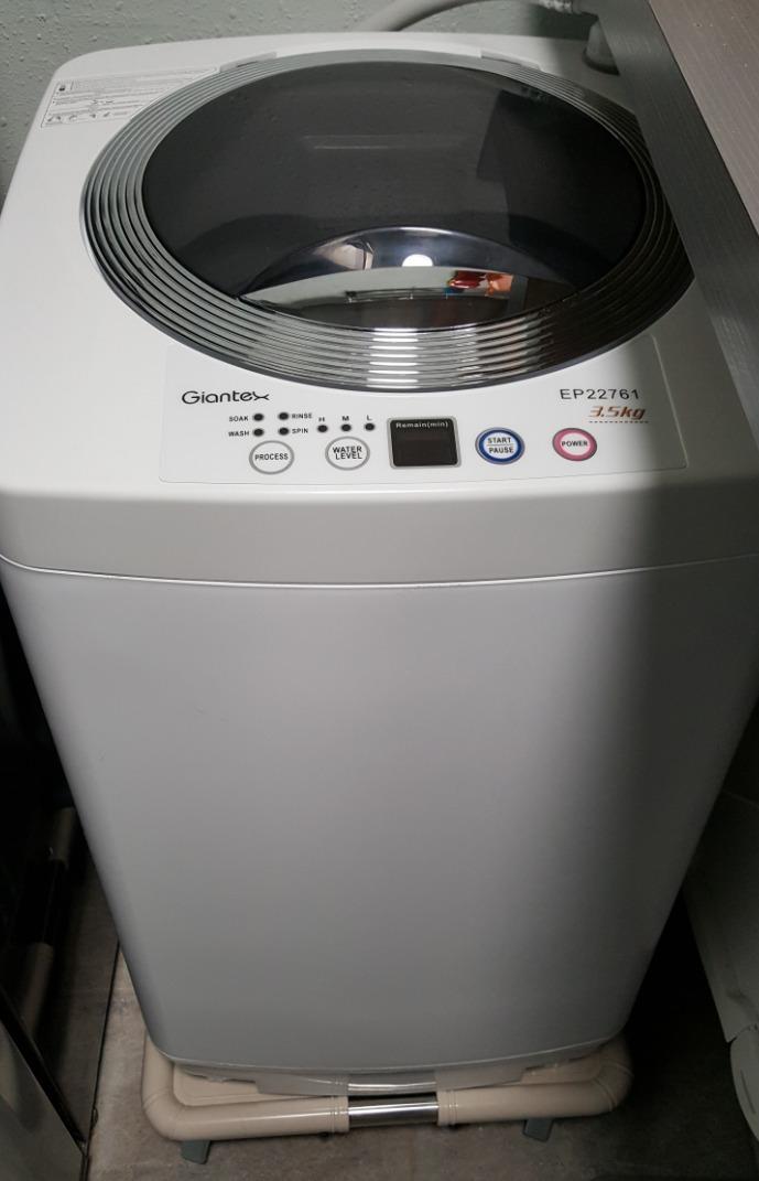 Giantex Portable Washing Machine, Full Automatic Washer and Dryer Combo, with Built-in Pump Drain 8 LBS Capacity Compact Laundry Washer Spin Dryer for Apartment RV Dorm customer photo 2