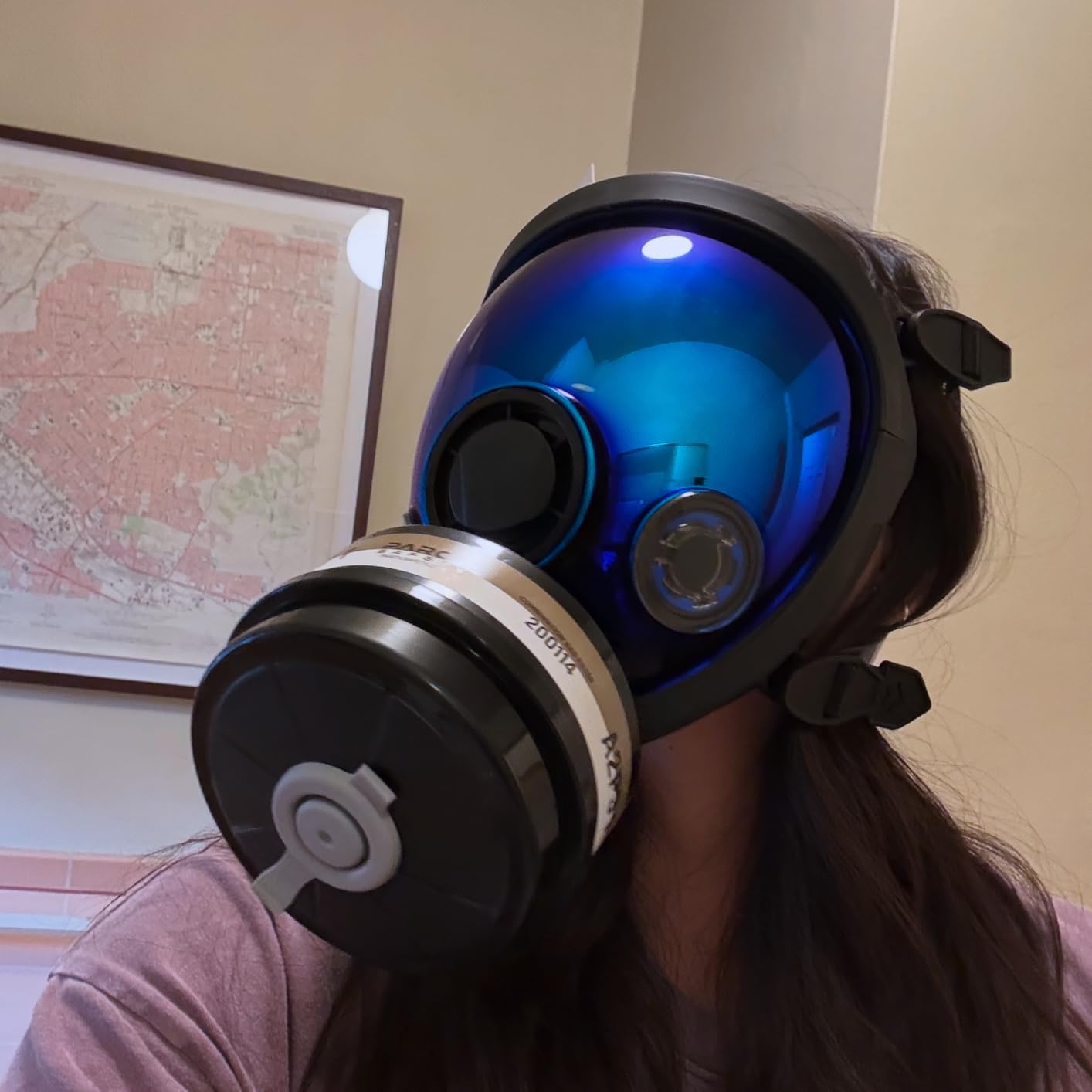 ST-100X Survival Respirator - Compatible with Industry Standard 40mm Gas Filter Canister - CE Tested customer photo 1