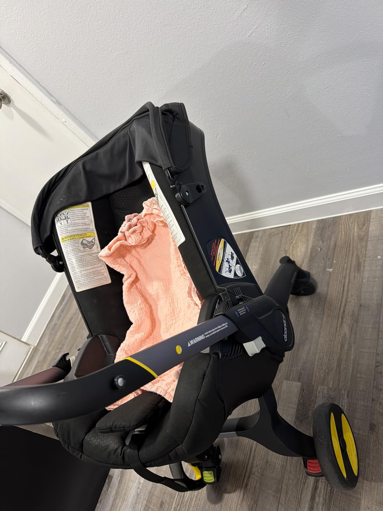 Doona Car Seat & Stroller, Nitro Black - All-in-One Travel System customer photo 1