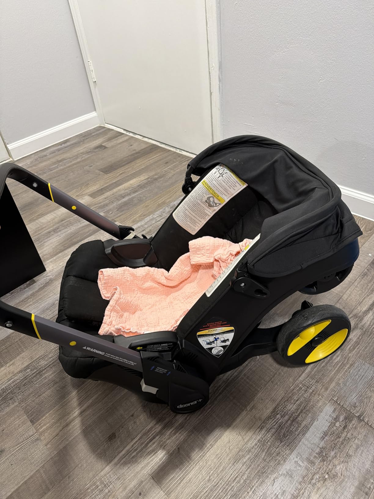 Doona Car Seat & Stroller, Nitro Black - All-in-One Travel System customer photo 2