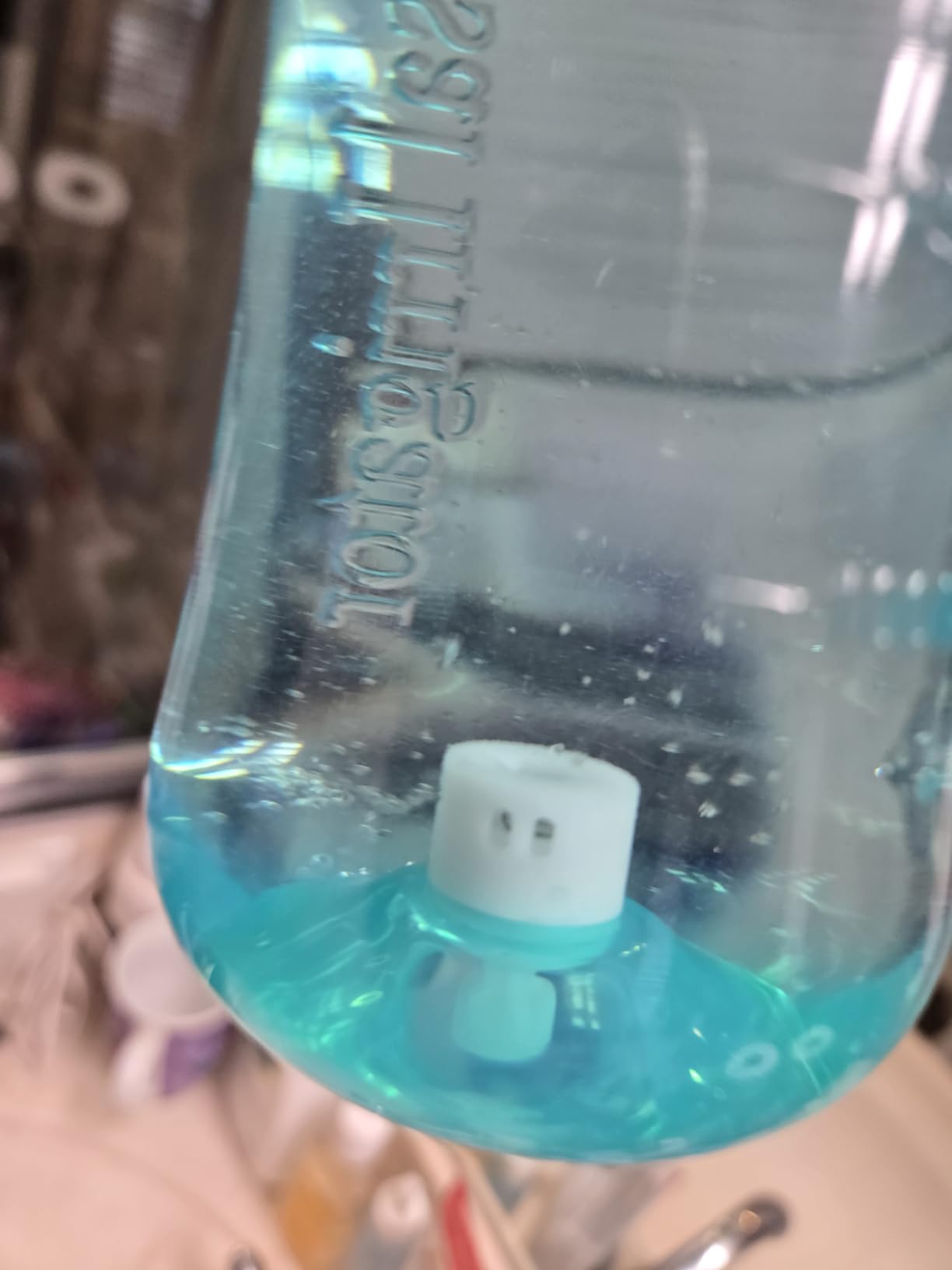 MAOEVER Neti Pot Sinus Rinse Bottle Nose Wash Cleaner Pressure Rinse Nasal Irrigation for Adult & Kid BPA Free 300 ML with 30 Nasal Wash Salt Packets and Sticker Thermometer(Blue) customer photo 2