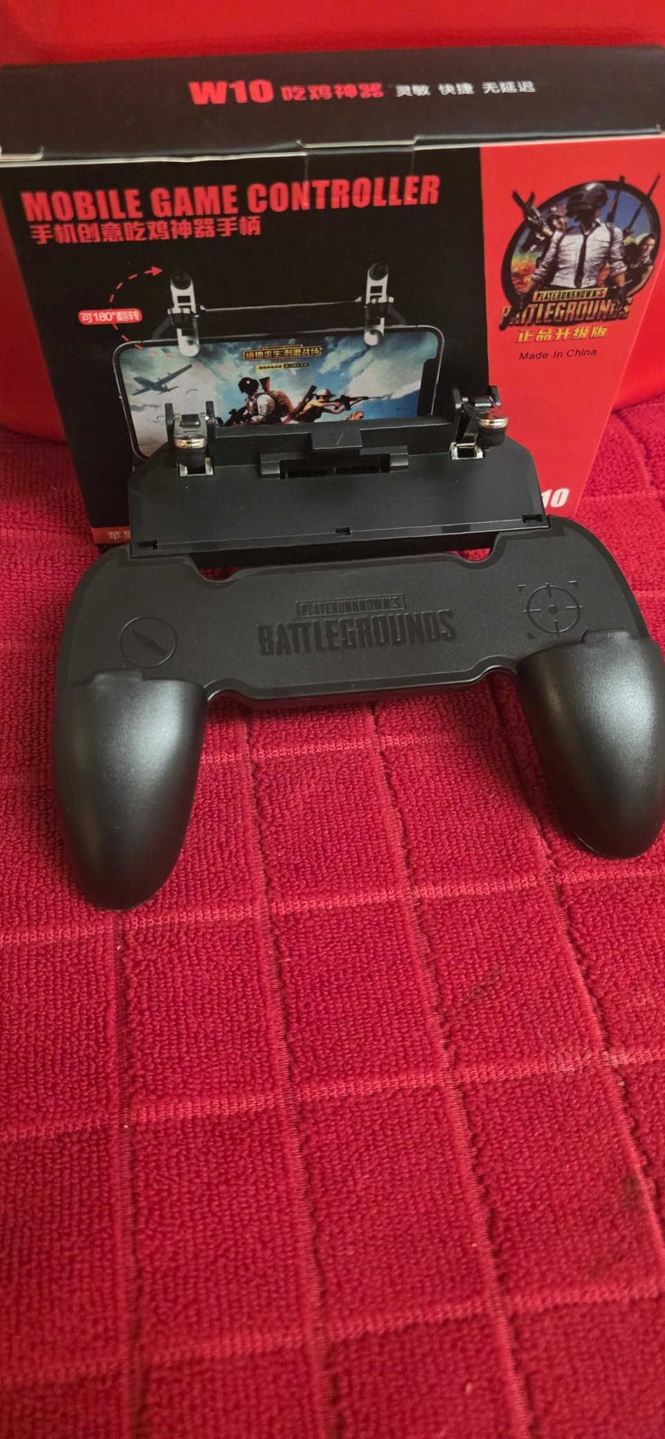 COOBILE Mobile Game Controller for PUBG Mobile Controller L1R1 Mobile Game Trigger Joystick Gamepad for iOS & Android Phone(W10 update) customer photo 1