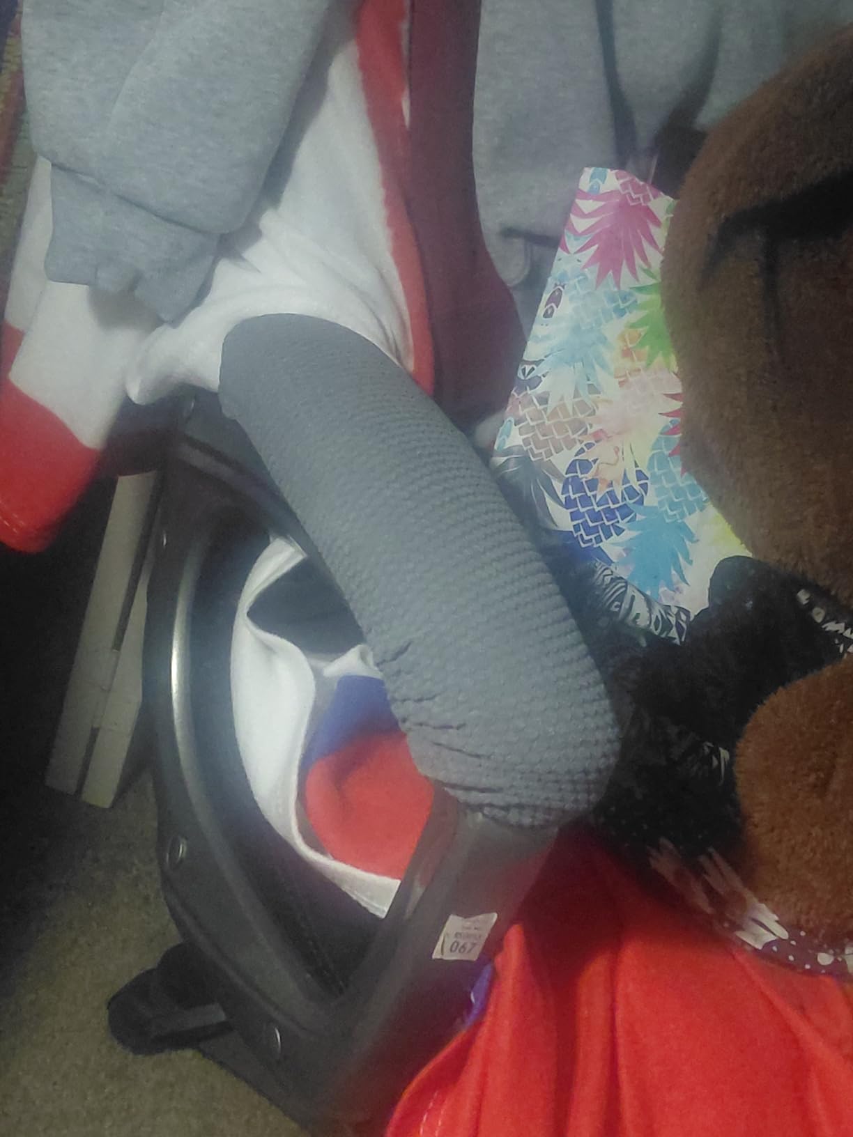 Isccdy Removable Washable Office Chair Armrest Slipcovers Covers Pads (Black) customer photo 1