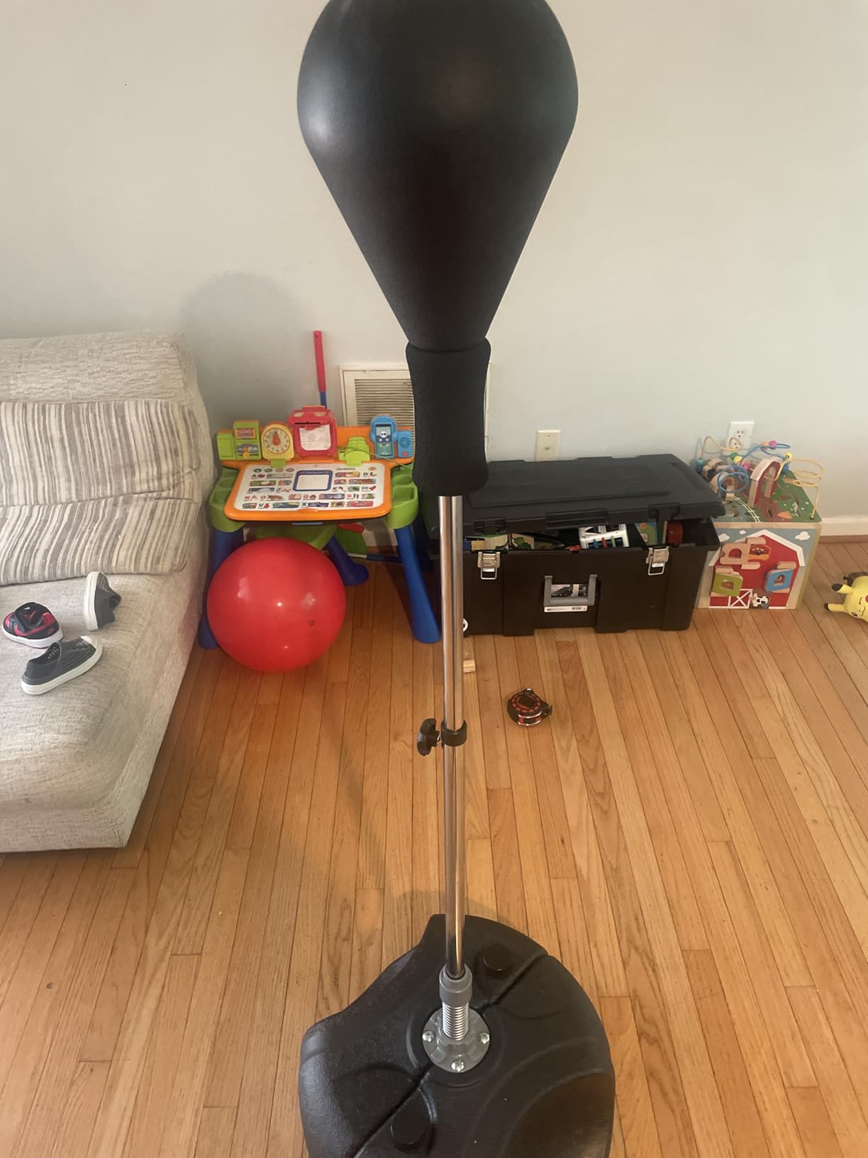 TechTools Punching Bag with Stand, Boxing Bag for Teens & Adults - Height Adjustable - Speed Bag for Training, Boxing Equipment, Stress Relief & Fitness customer photo 2