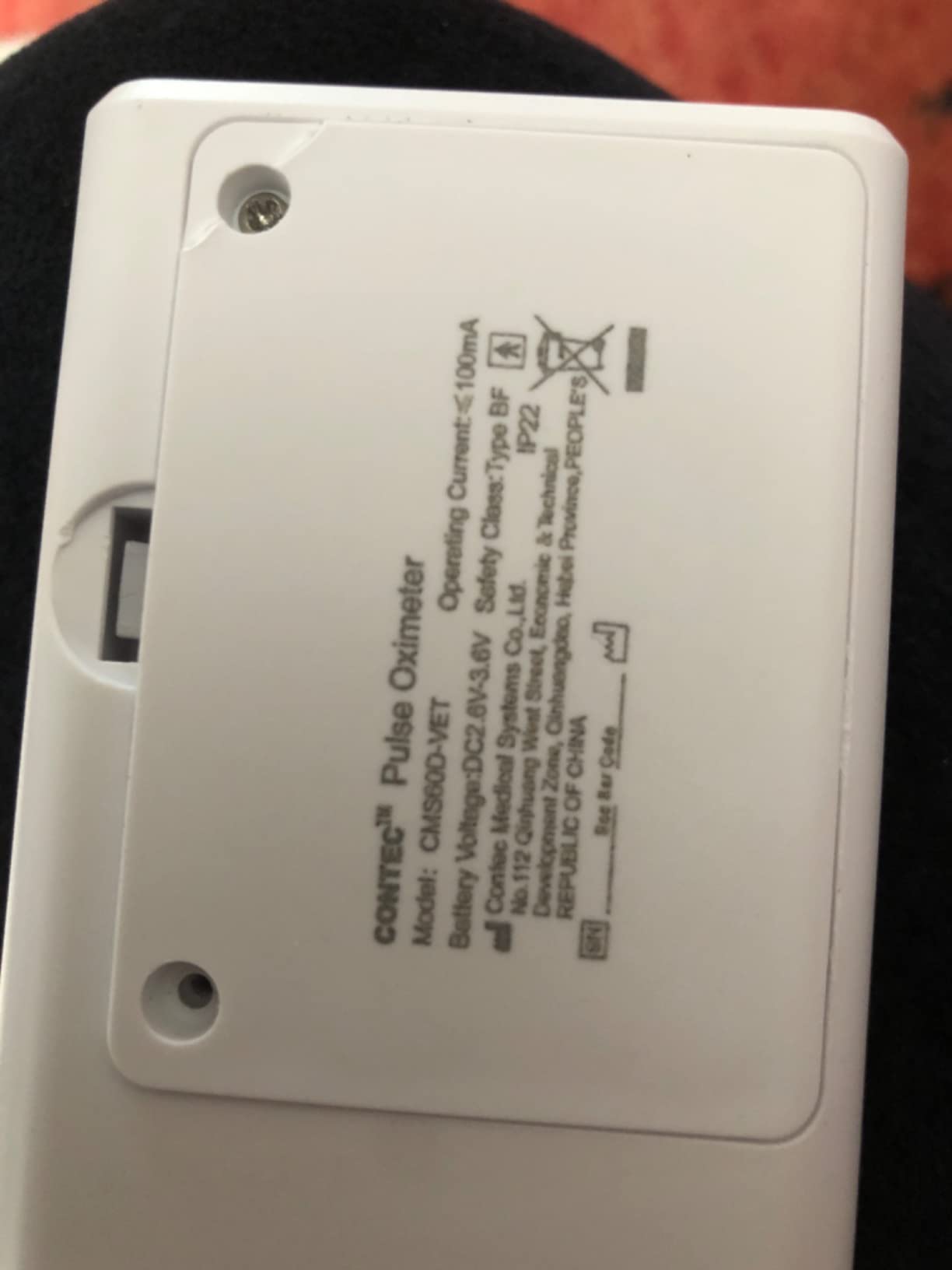 CONTEC CMS60D-VET Veterinary Pulse Oximeter Vet SPO2 Pulse Rate Monitor Ear/Tongue SPO2 Sensor customer photo 2