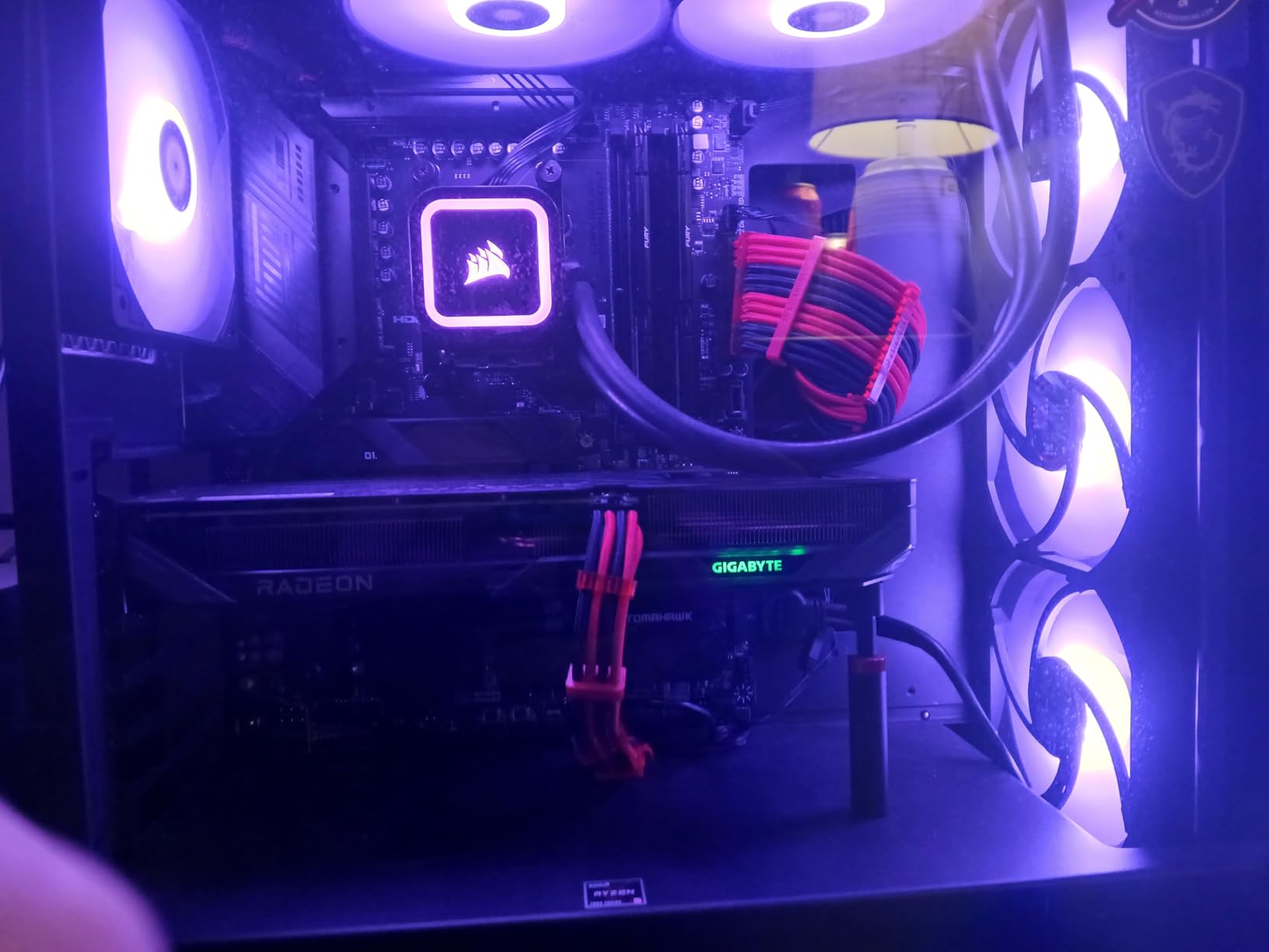 ASIAHORSE Customization Mod Sleeve Extension Power Supply Cable Kit 18AWG ATX/EPS/8-pin PCI-E/6-pin PCI-E (Black Mix) customer photo 1