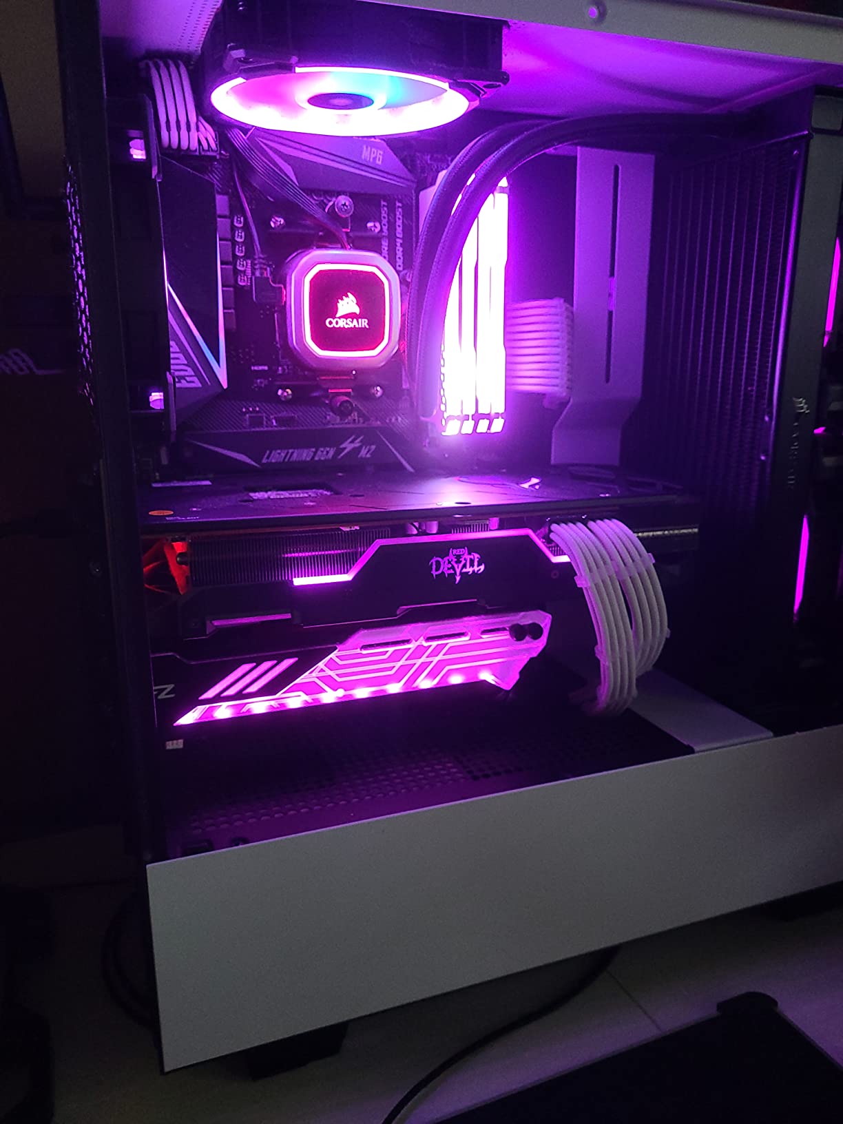 ASIAHORSE Customization Mod Sleeve Extension Power Supply Cable Kit 18AWG ATX/EPS/8-pin PCI-E/6-pin PCI-E (Black Mix) customer photo 2