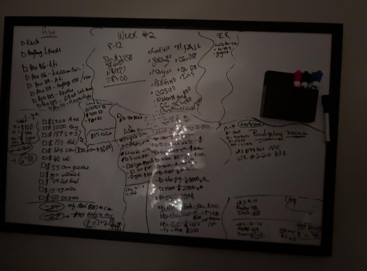 Amazon Basics Magnetic Dry Erase Whiteboard, 24