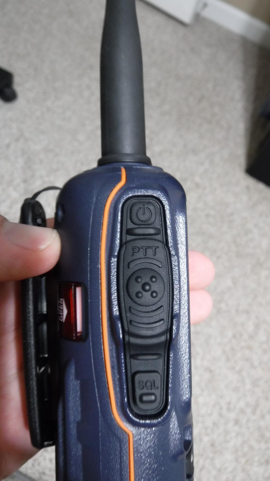 Standard Horizon HX890 Handheld VHF Navy Blue - Floating 6 Watt Class H DSC Two Way Radio customer photo 2