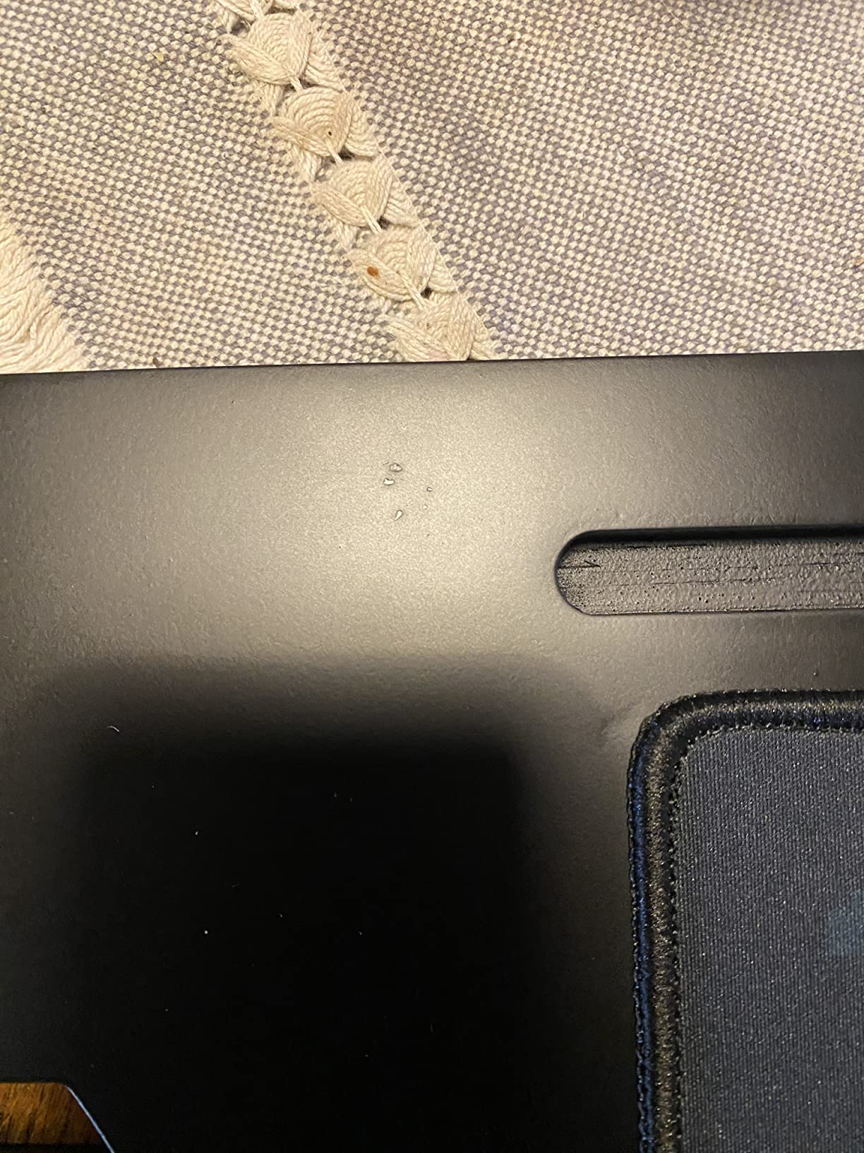 Couchmaster CYBOT, Premium Ergonomic Lap Desk for Notebooks, Sustainable Bamboo Construction, Kevlar Cushion Front, Ventilated Design, Fits Up to 17-Inch Laptops customer photo 2