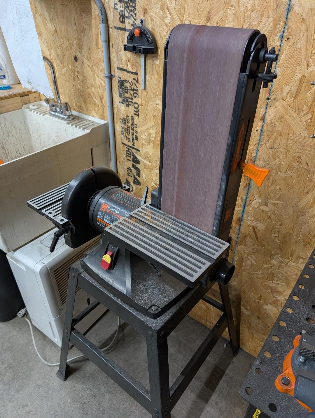 WEN 6508 6 x 48 in. Belt and 9 in. Disc Sander with Stand customer photo 1