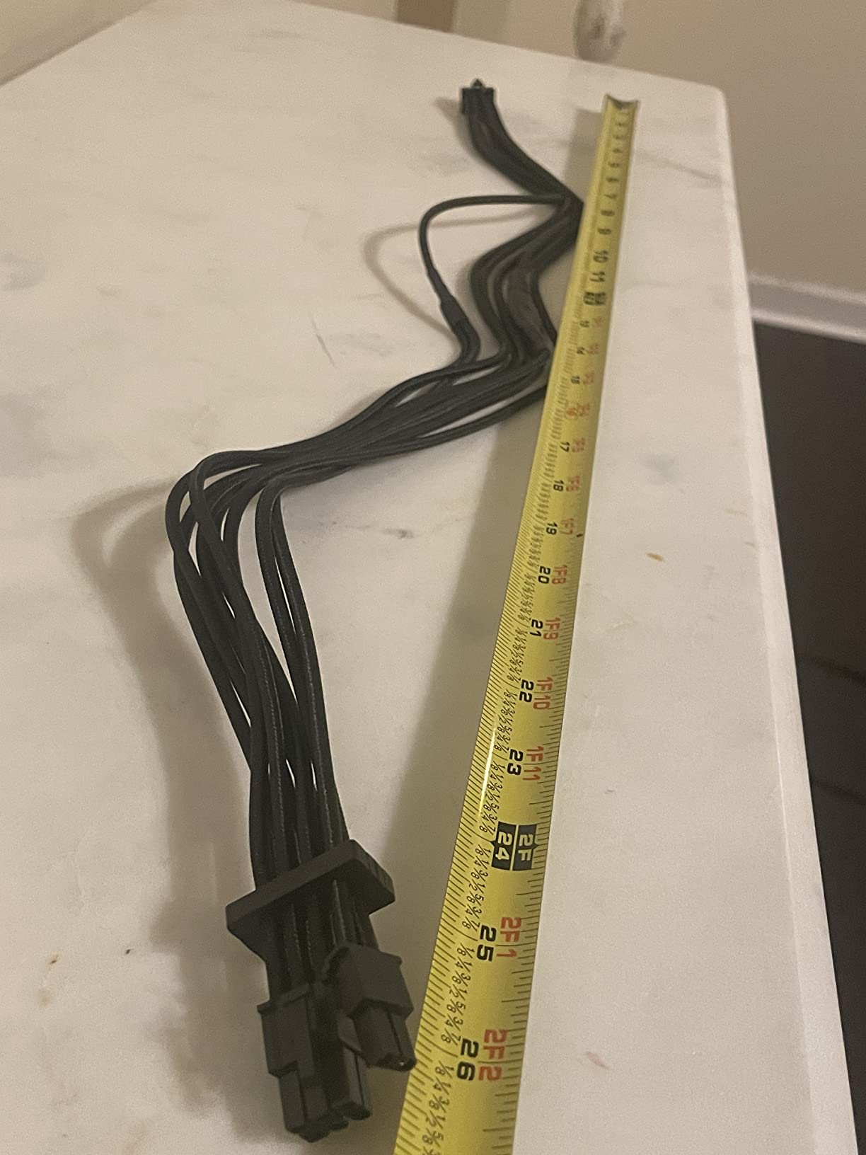 CORSAIR Premium Individually Sleeved PSU Cables Starter Kit - Black, 2 Yr Warranty, for Corsair PSUs customer photo 2