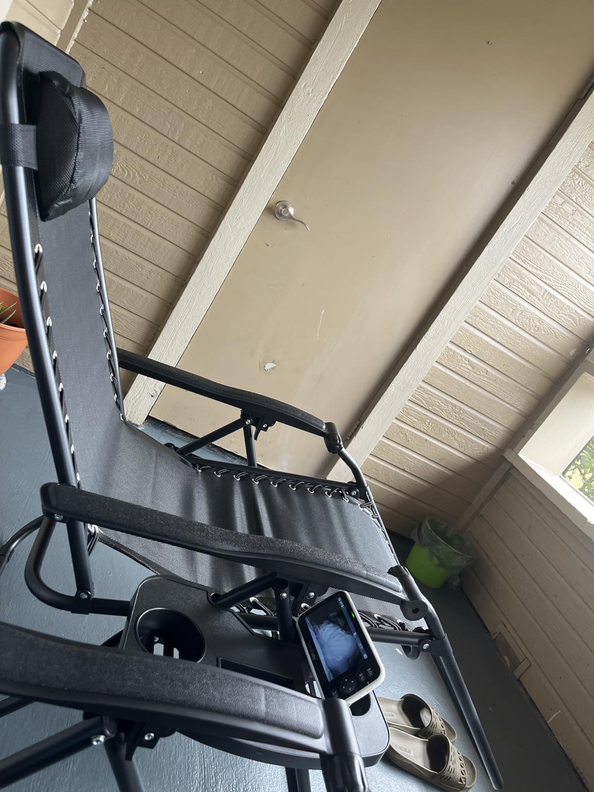 Homall Zero Gravity Chair Patio Folding Lawn Outdoor Lounge Gravity Camp Reclining Lounge Chair with Cup Holder Pillows for Poolside Backyard and Beach Set of 2 (Blue) customer photo 1