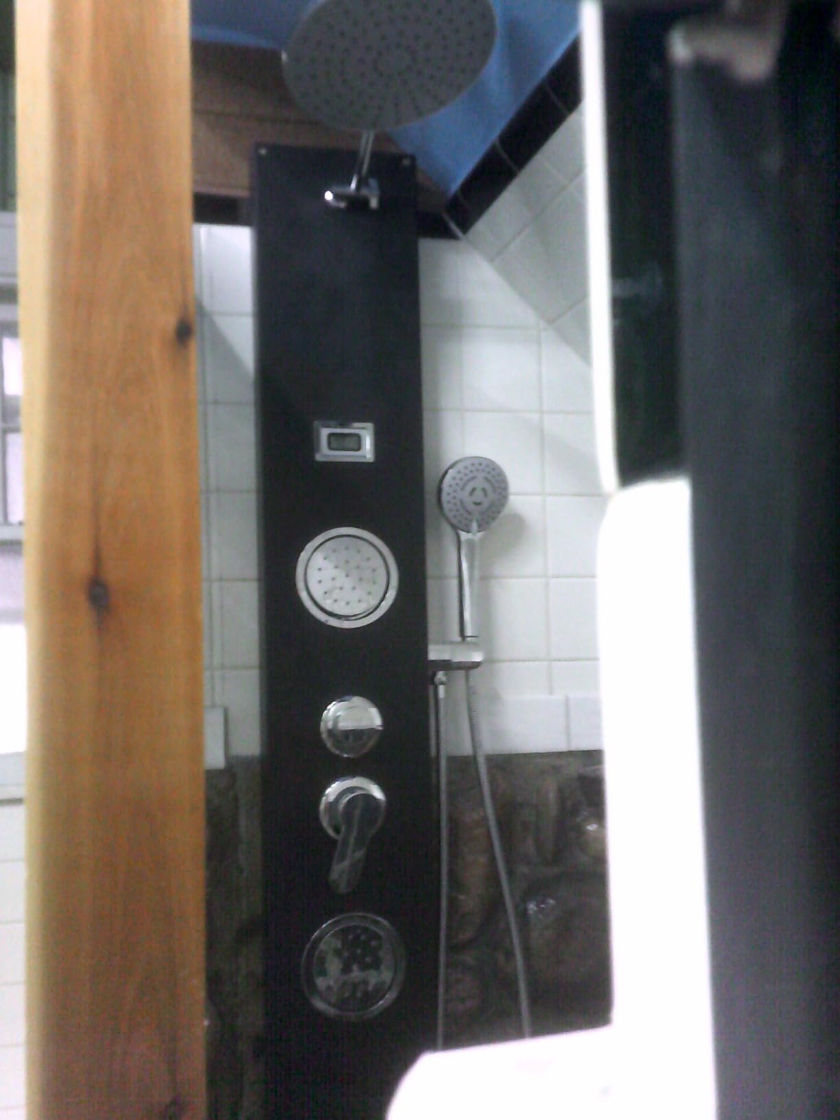 ROVOGO 304 Stainless Steel Shower Panels System with 8-inch Rainfall Shower, 6 Body Jets and 5-Setting Handheld Shower Wand, Shower Tower with Adjustable Head, Brushed customer photo 2