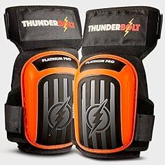 Thunderbolt Knee Pads for Men Construction Knee Pads for Work for Men and Women with Double Gel for Gardening Flooring Roofing Heavy Duty with Extra Thick Foam and Strong Adjustable Non-Slip Straps customer photo 1