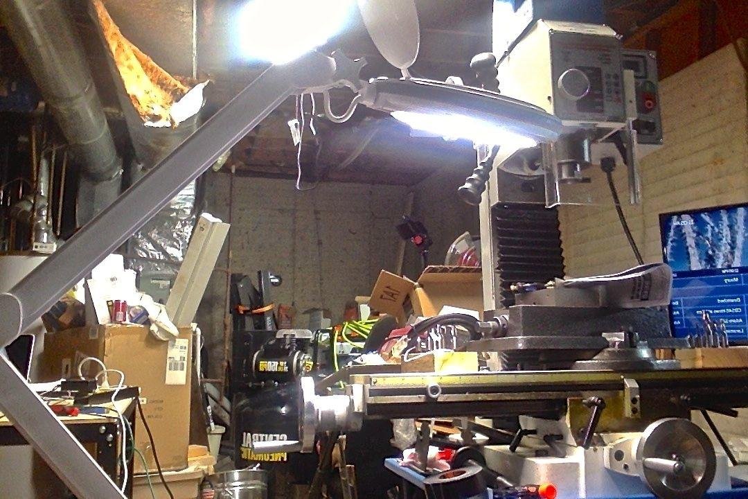 Brightech LightView Pro Magnifying Glass with Light and Stand, Magnifying Floor Lamp with a 6-Wheel Rolling Base for Facials, Lash Estheticians, Dimmable LED Work Light for Sewing, Crafts customer photo 1