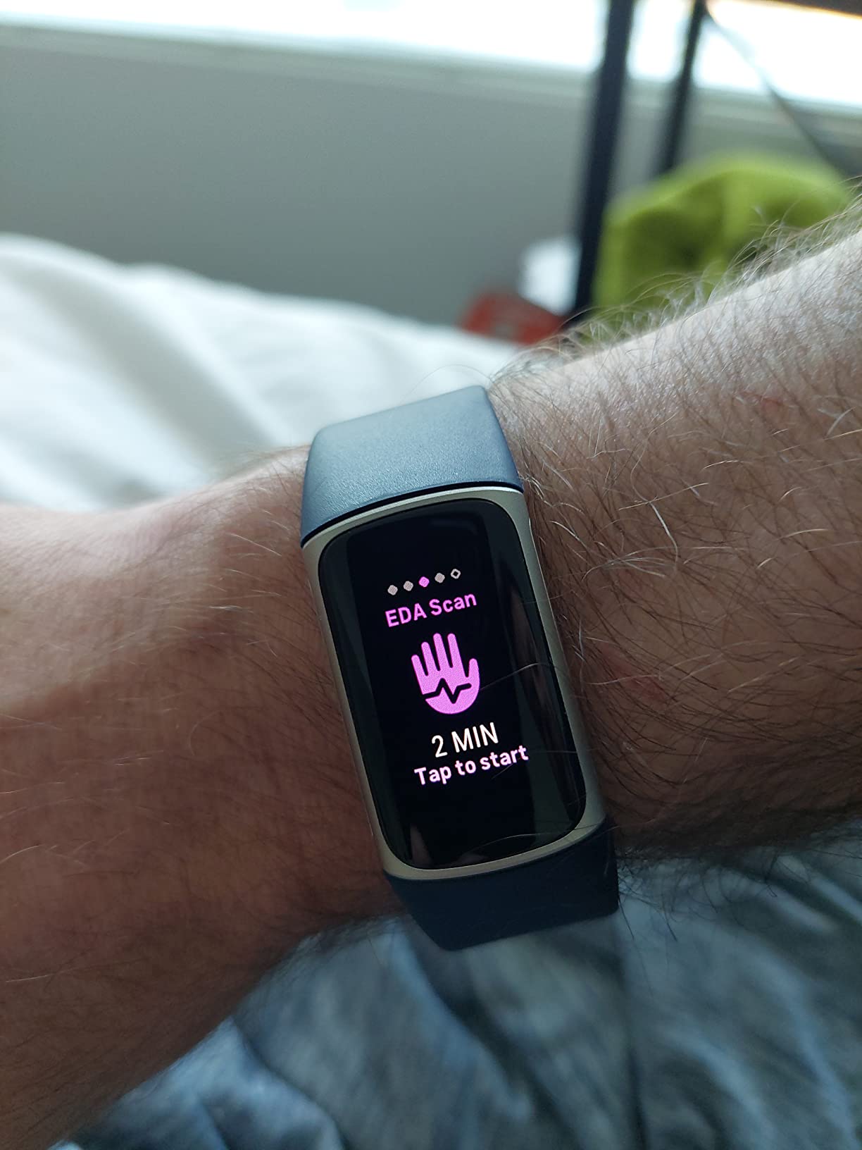 Fitbit Inspire HR Heart Rate and Fitness Tracker With S and L Bands, White customer photo 2