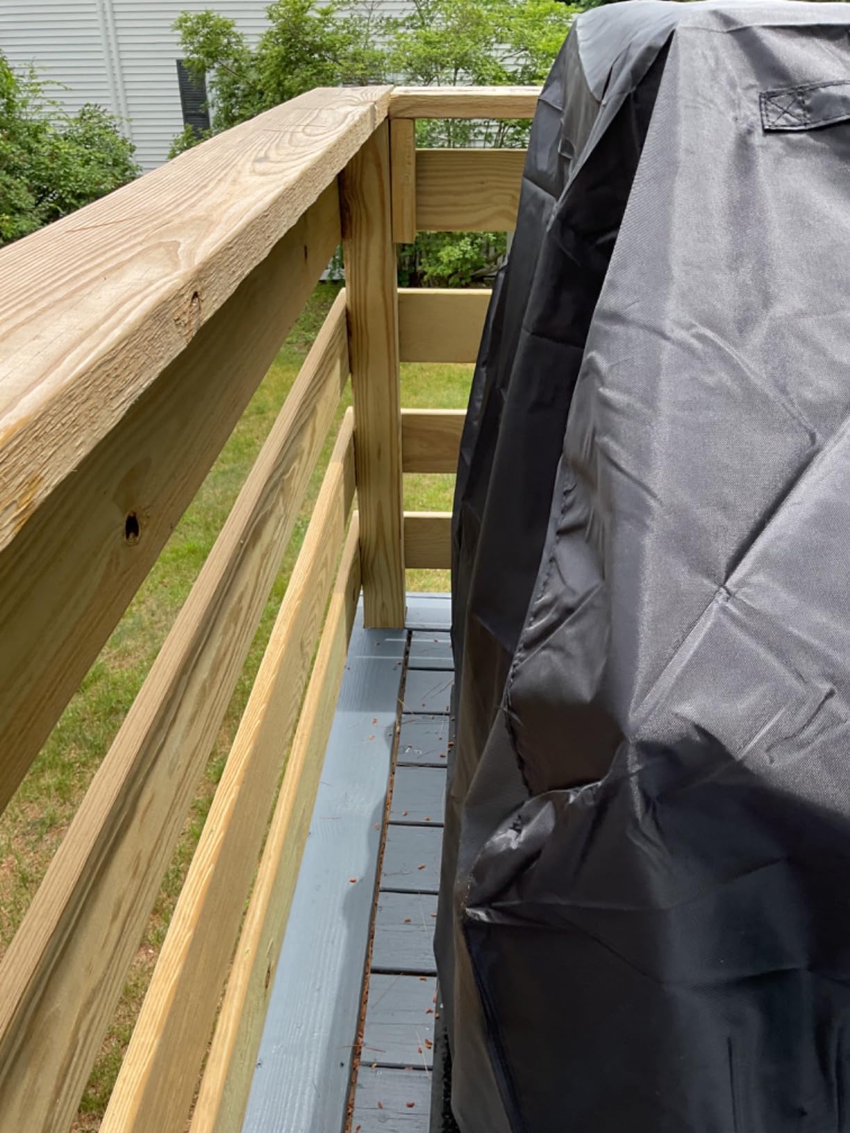 Simple Houseware 55 in. Heavy-Duty BBQ Gas Grill Cover, 600D Polyester Waterproof, Weather-Resistant customer photo 2