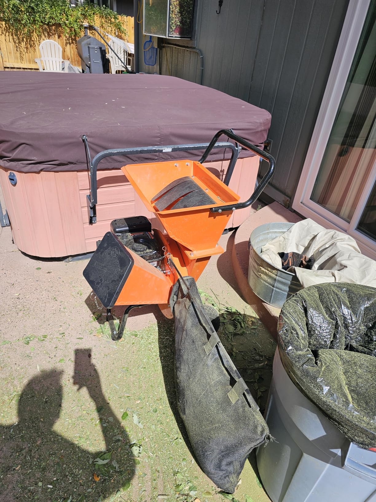 SuperHandy Wood Chipper Shredder Mulcher Ultra Heavy Duty 7HP 3 in 1 Multi-Function 3