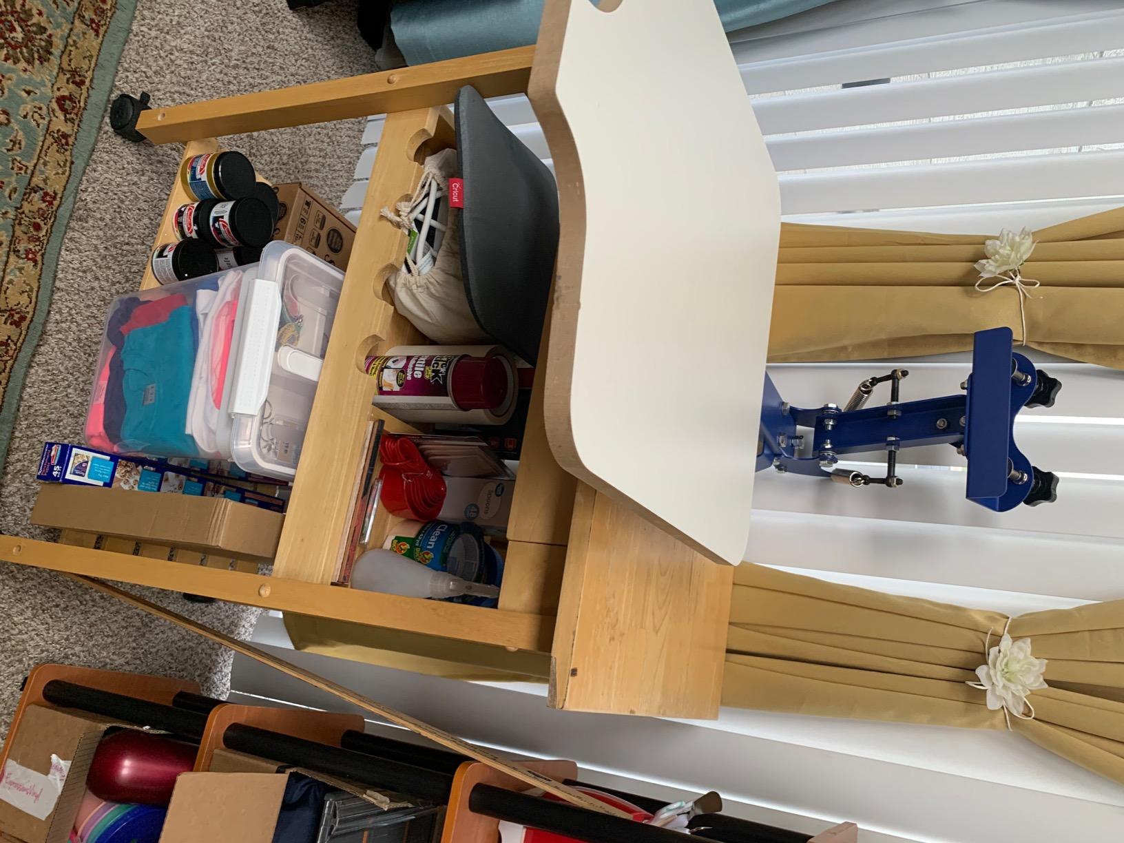 INTBUYING Screen Printing Press T-Shirt Screen Printing Machine One Color One Station Manual with Removable Pallet Bracket customer photo 1